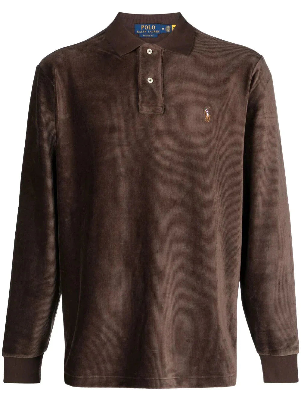 polo pony corduroy polo shirt by ralph lauren - bottegalusso: premier destination for modern luxury menswear