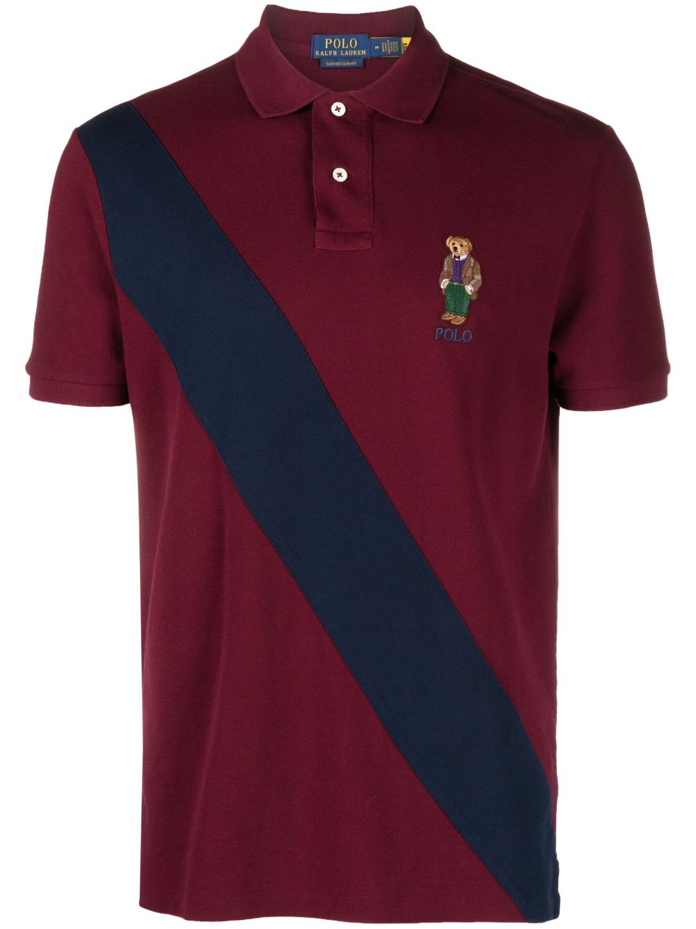 polo bear cotton polo shirt by ralph lauren - bottegalusso: premier destination for modern luxury menswear