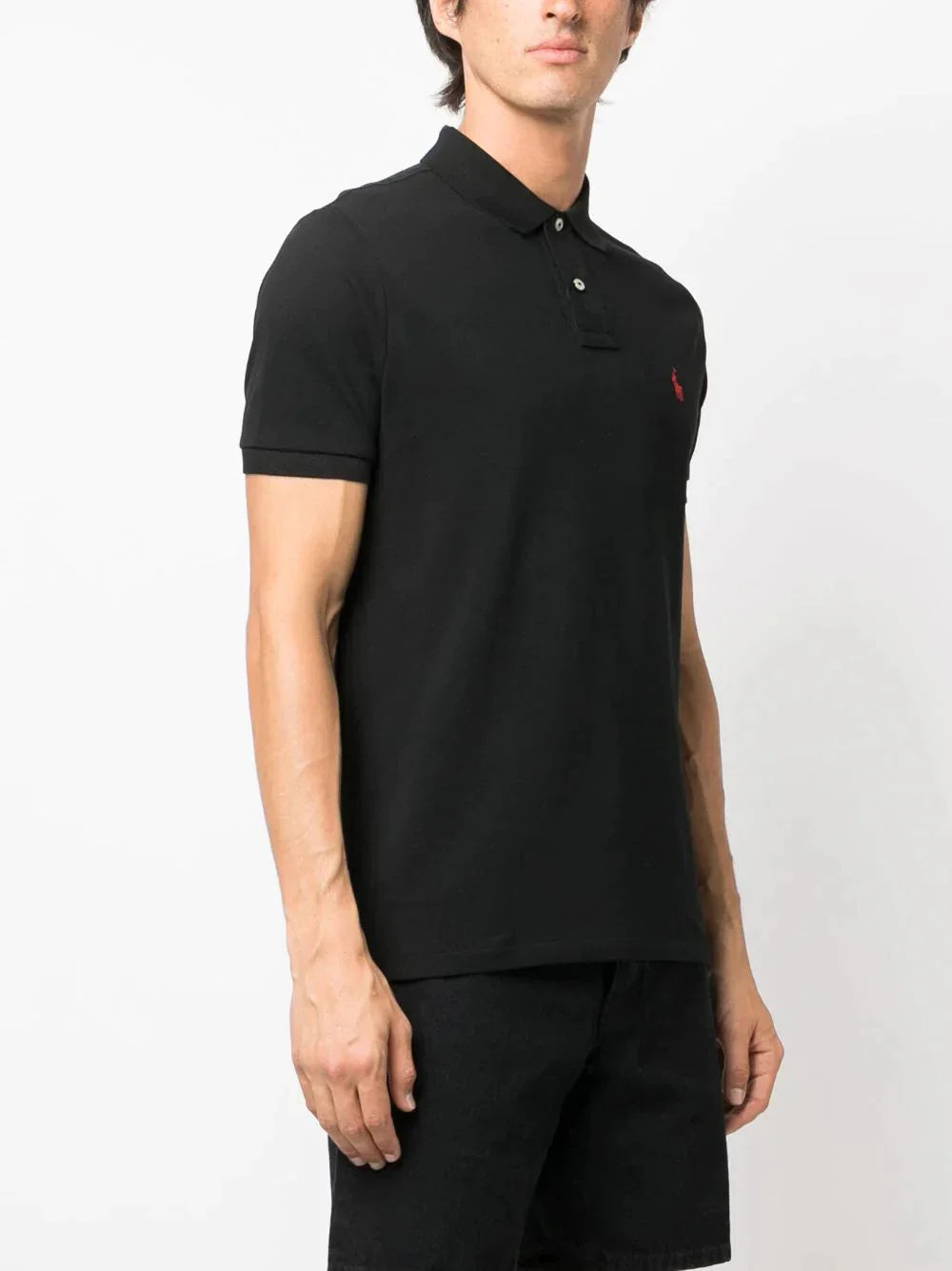 polo pony embroidered cotton polo shirt by ralph lauren - bottegalusso: premier destination for modern luxury menswear