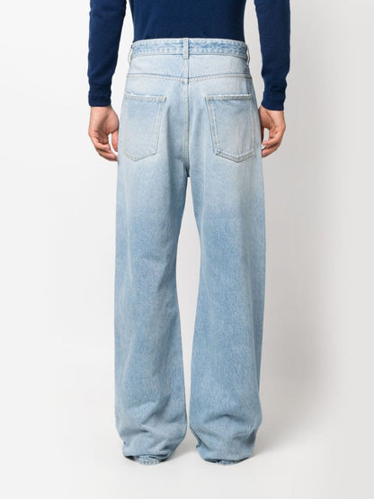 Mid Rise Wide Leg Jeans by There Was One - bottegalusso: Premier Destination for Modern Luxury Menswear