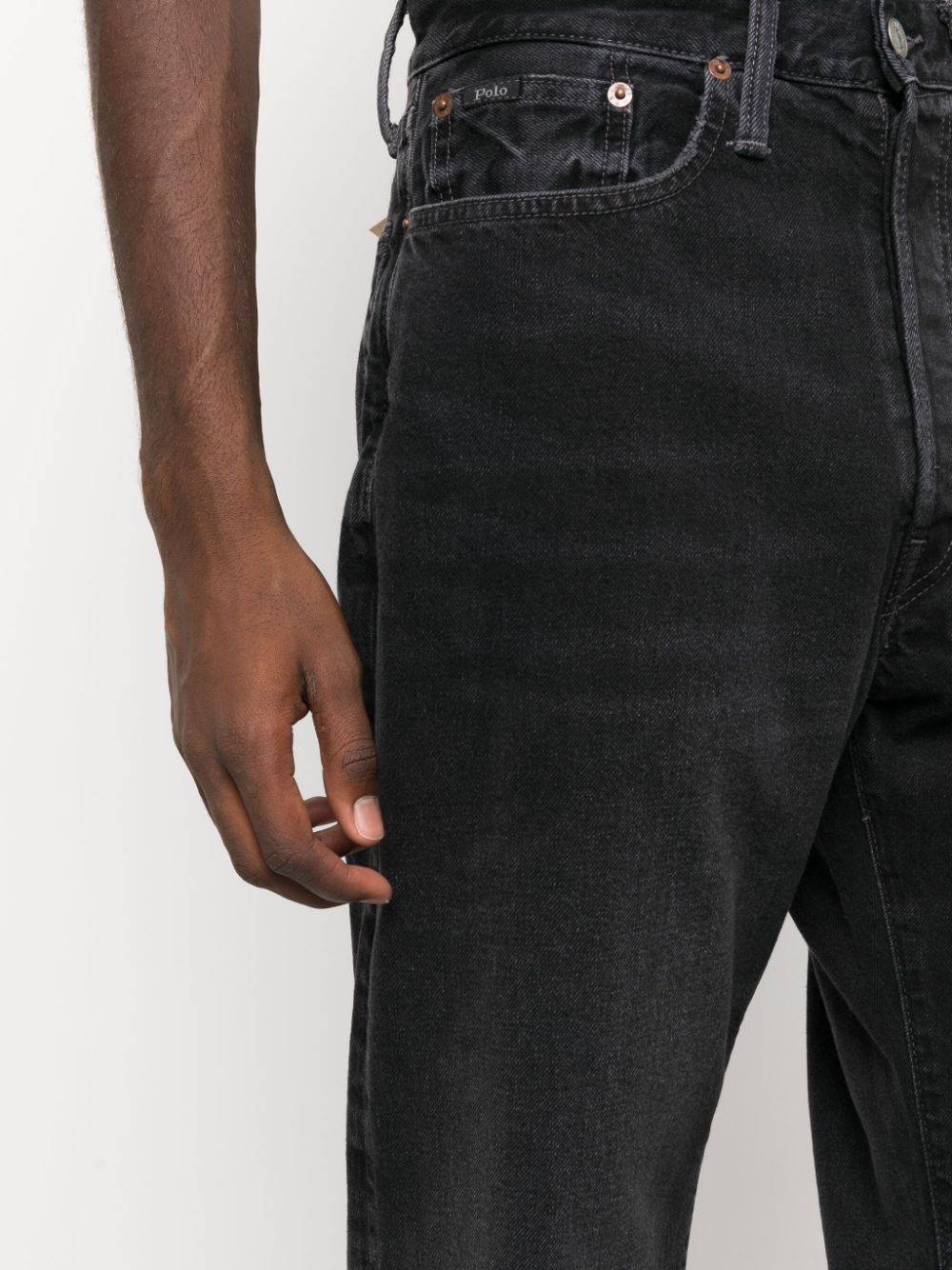 straight leg recycled cotton jeans by polo ralph lauren - bottegalusso: premier destination for modern luxury menswear