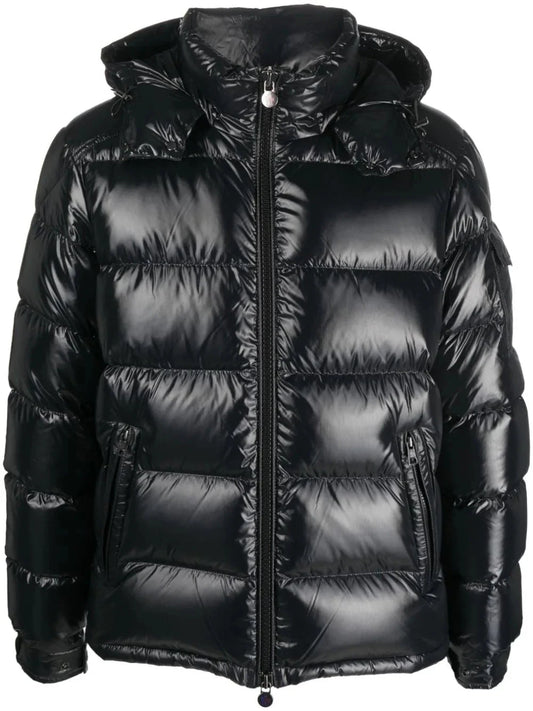 Maya Zip-up Padded Hooded Jacket by Moncler - bottegalusso: Premier Destination for Modern Luxury Menswear