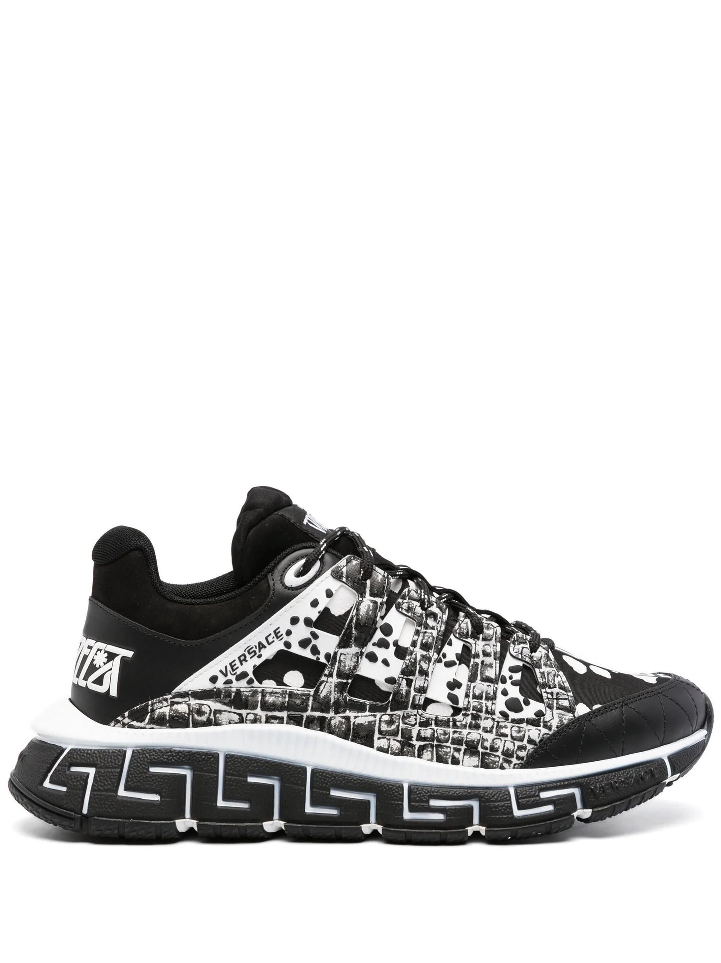 trigreca leather sneakers by versace - bottegalusso: premier destination for modern luxury menswear