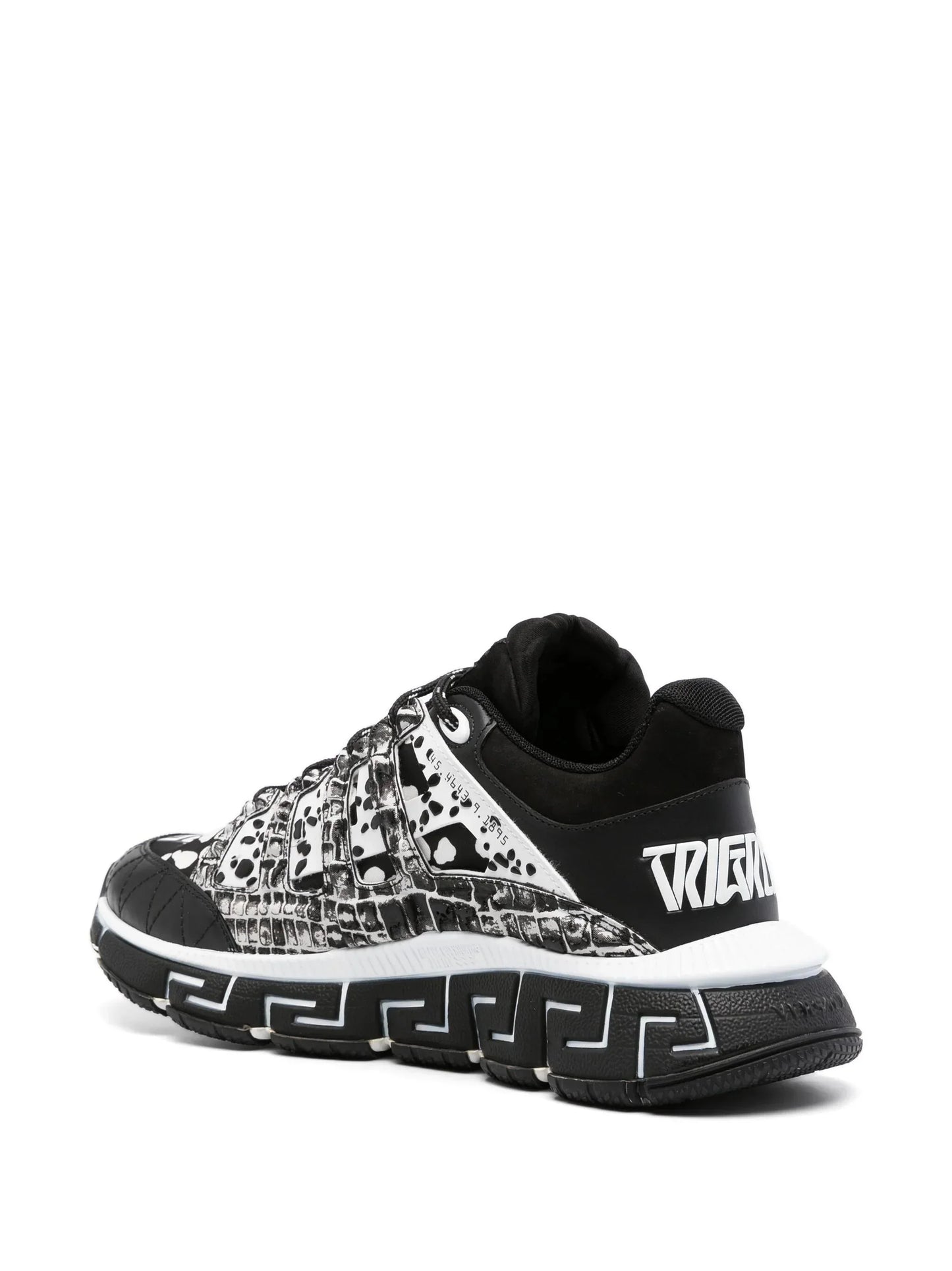 trigreca leather sneakers by versace - bottegalusso: premier destination for modern luxury menswear