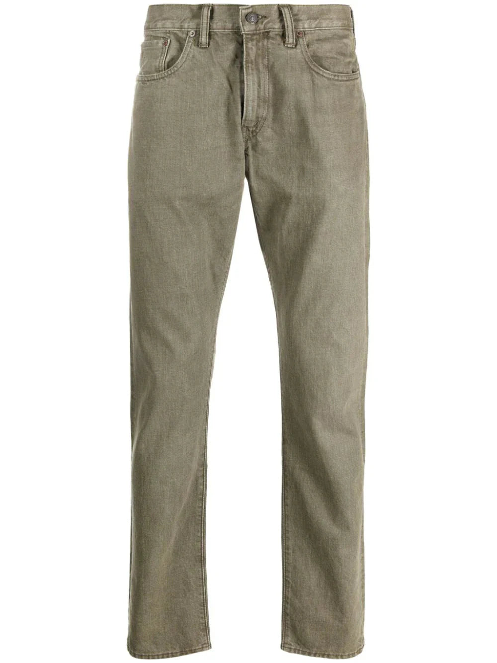 slim cut cotton jeans by ralph lauren rrl - bottegalusso: premier destination for modern luxury menswear