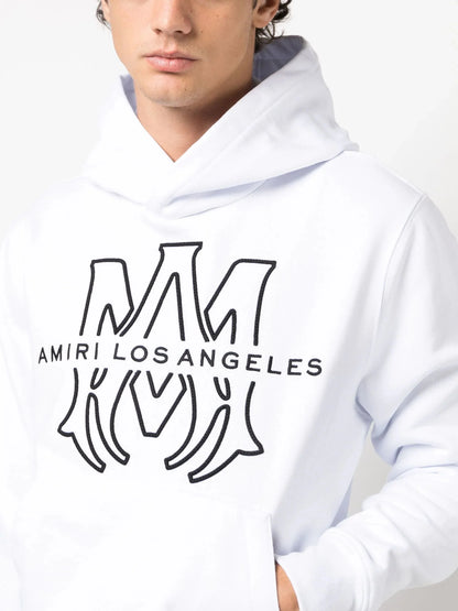 MA Los Angeles Cotton Hoodie by AMIRI - bottegalusso: Premier Destination for Modern Luxury Menswear