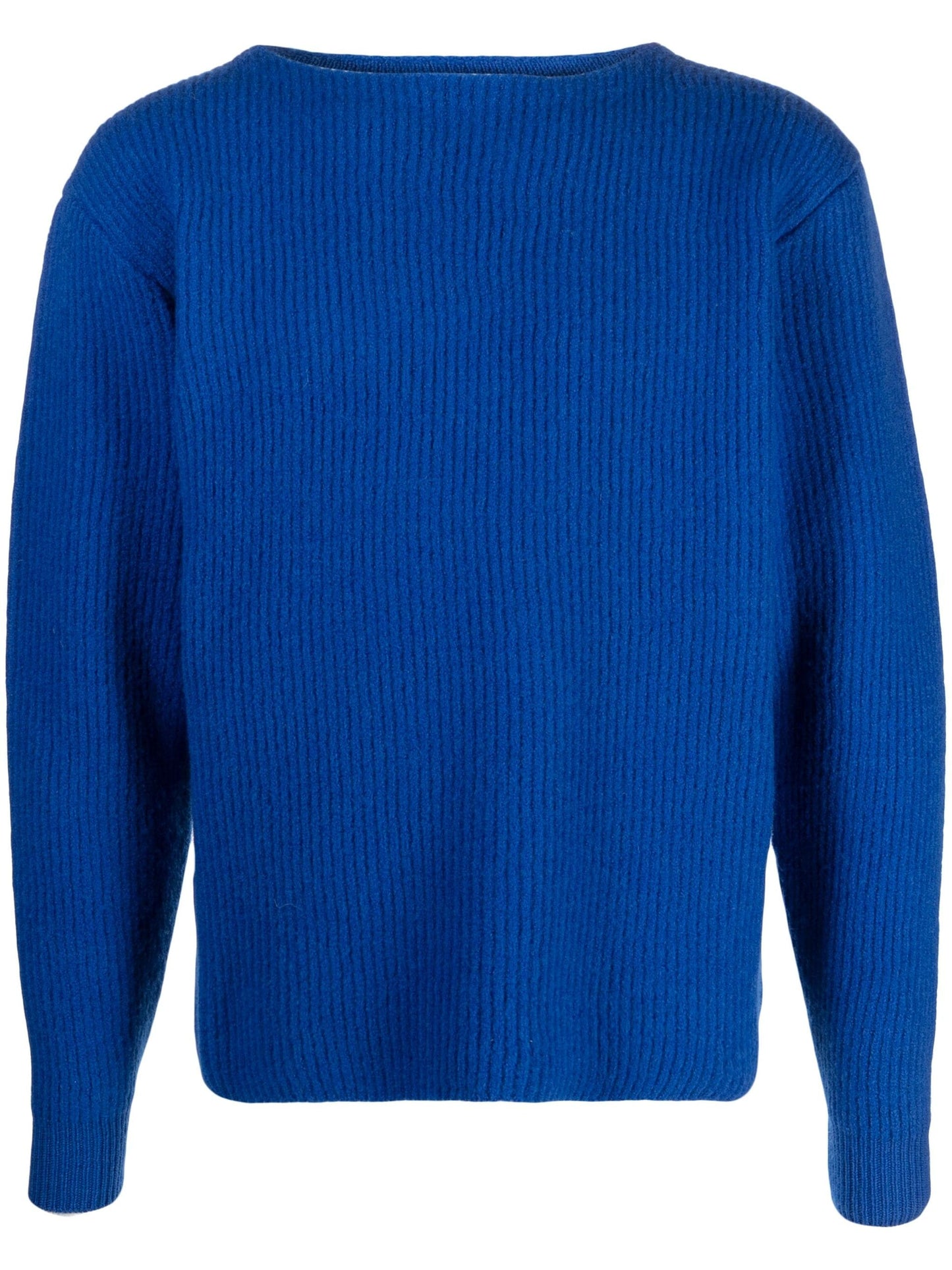 ribbed knit wool jumper by auralee - bottegalusso: premier destination for modern luxury menswear