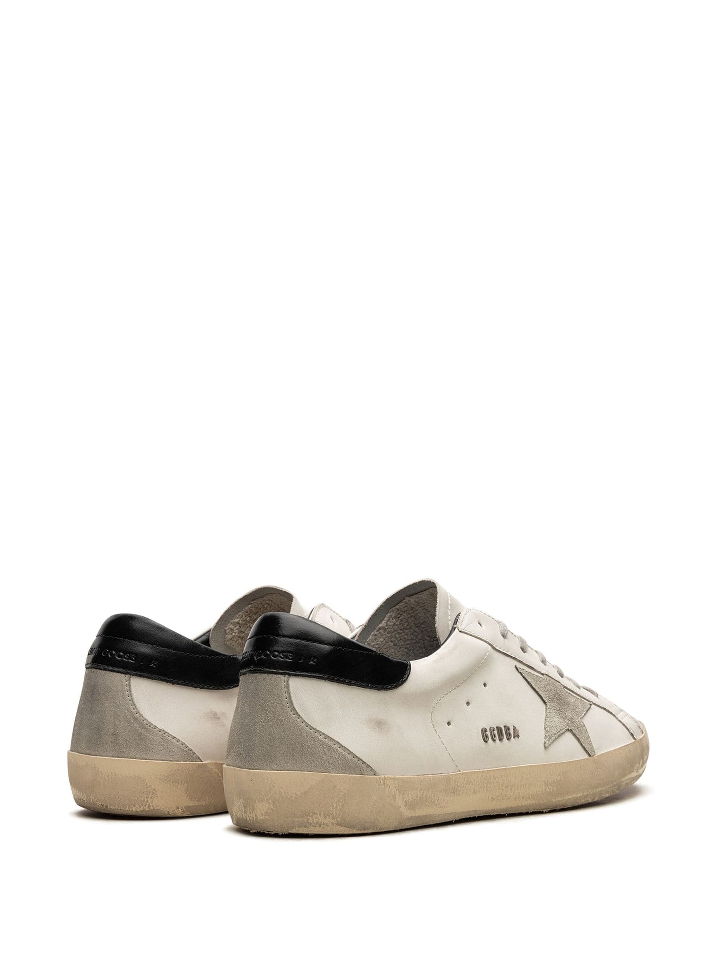 super-star classic "white/black" sneakers by golden goose - bottegalusso: premier destination for modern luxury menswear