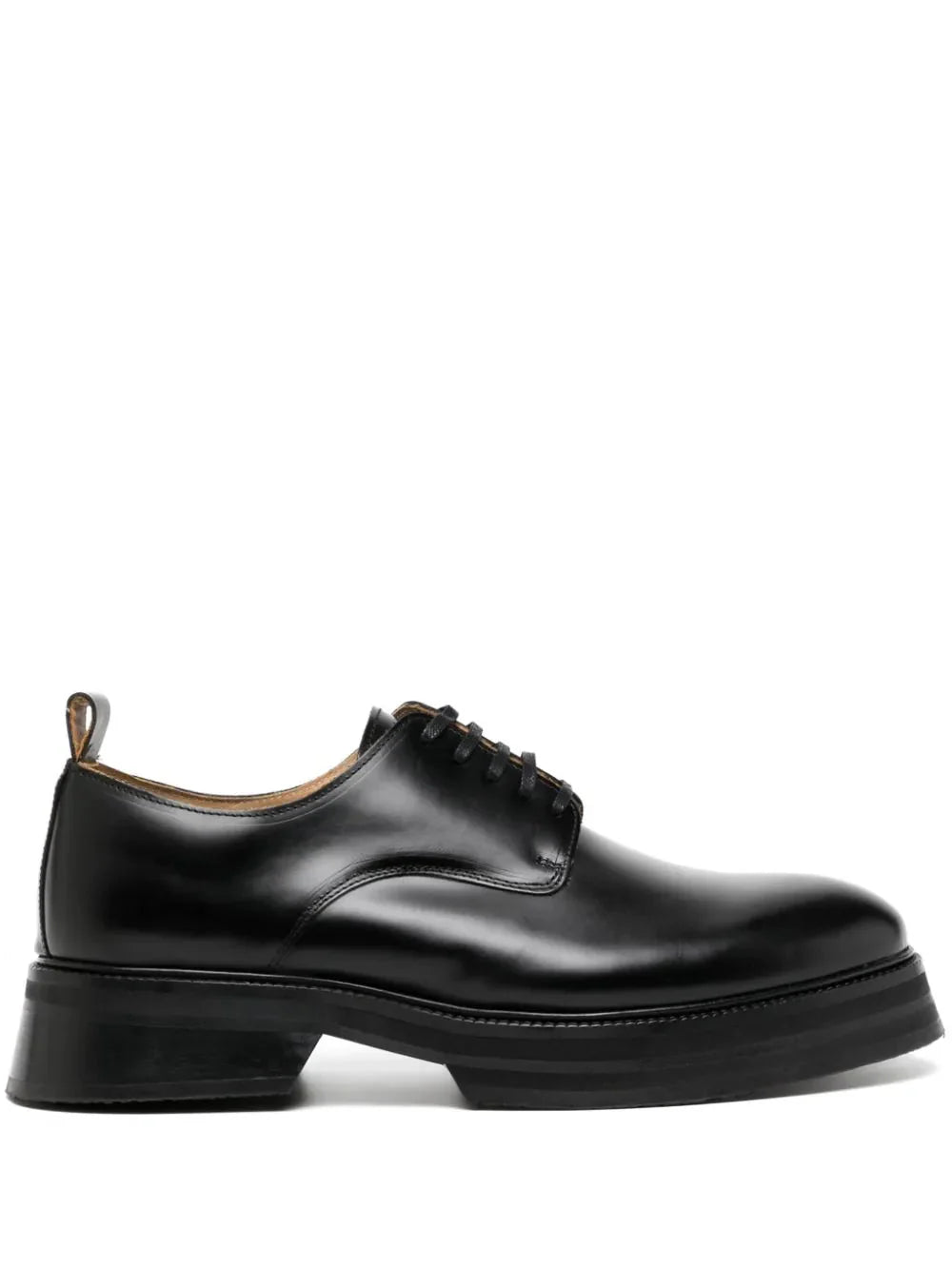 officer chunky leather derby shoes by vinny's - bottegalusso: premier destination for modern luxury menswear