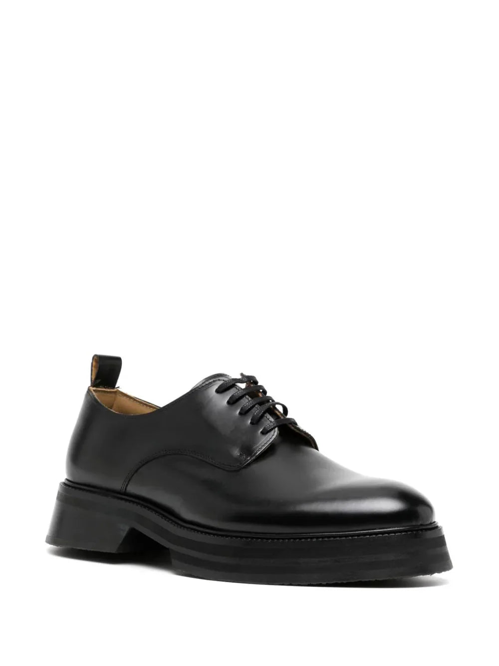 officer chunky leather derby shoes by vinny's - bottegalusso: premier destination for modern luxury menswear