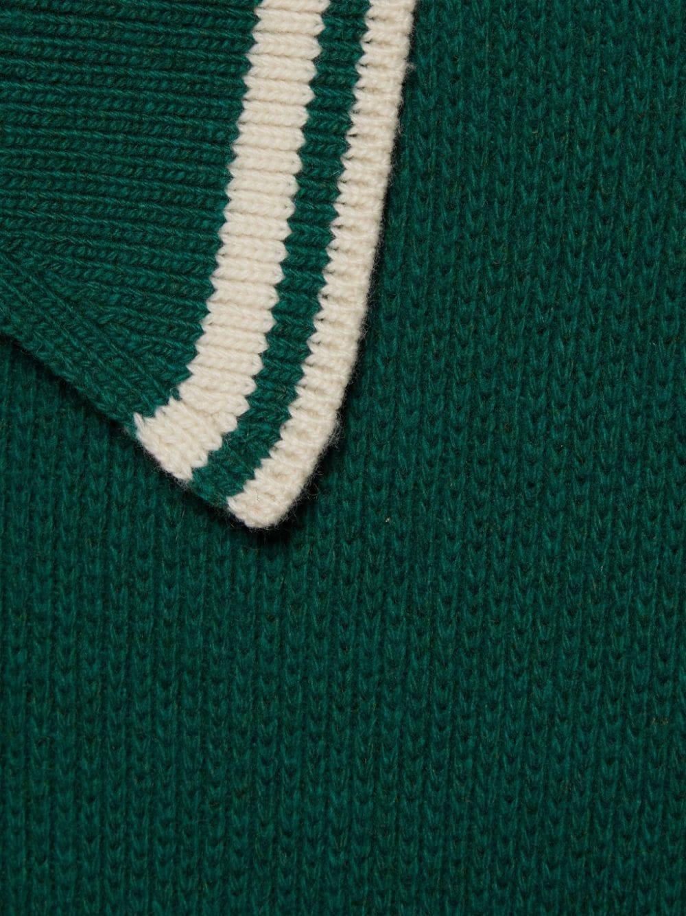 striped knitted polo shirt by gucci - bottegalusso: premier destination for modern luxury menswear