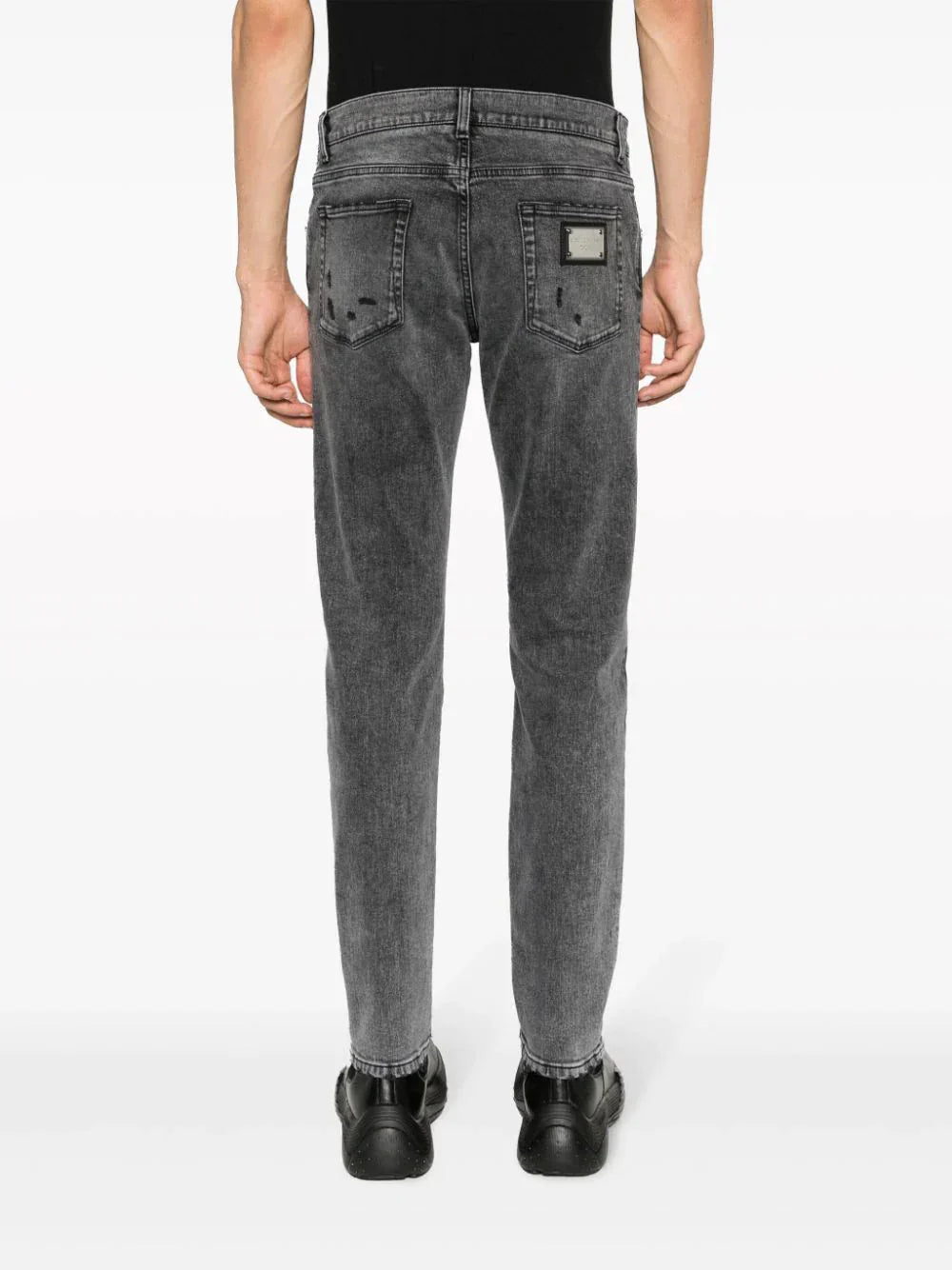 stonewashed slim fit jeans by dolce & gabbana - bottegalusso: premier destination for modern luxury menswear