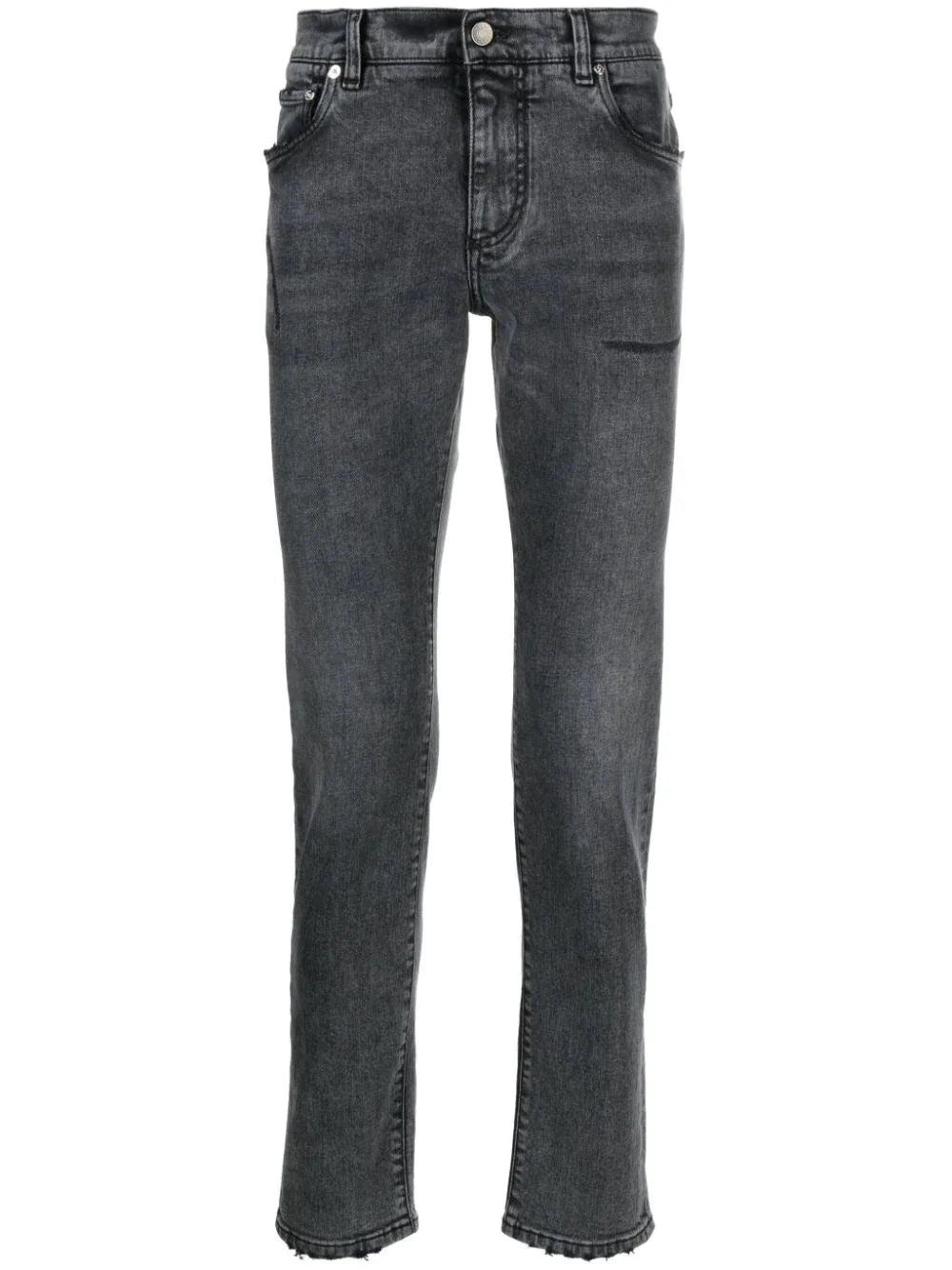 stonewashed slim fit jeans by dolce & gabbana - bottegalusso: premier destination for modern luxury menswear