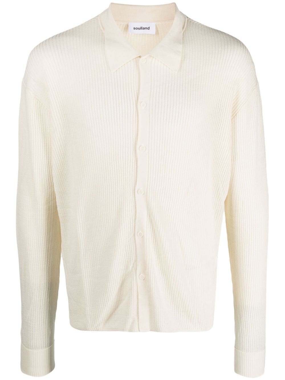 paul long sleeve polo shirt by soulland - bottegalusso: premier destination for modern luxury menswear