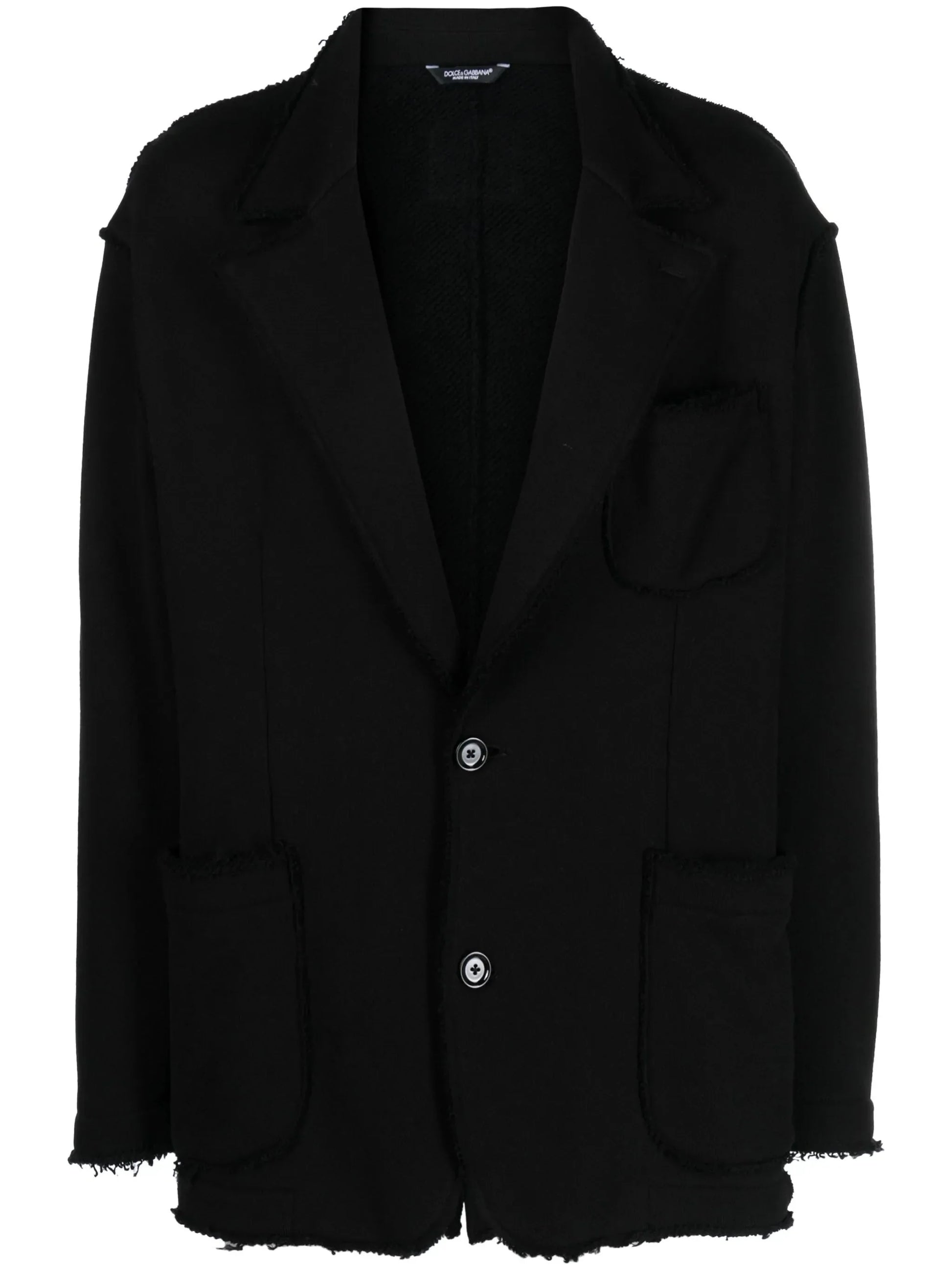 Single Breasted Jersey Jacket by Dolce & Gabbana - bottegalusso: Premier Destination for Modern Luxury Menswear