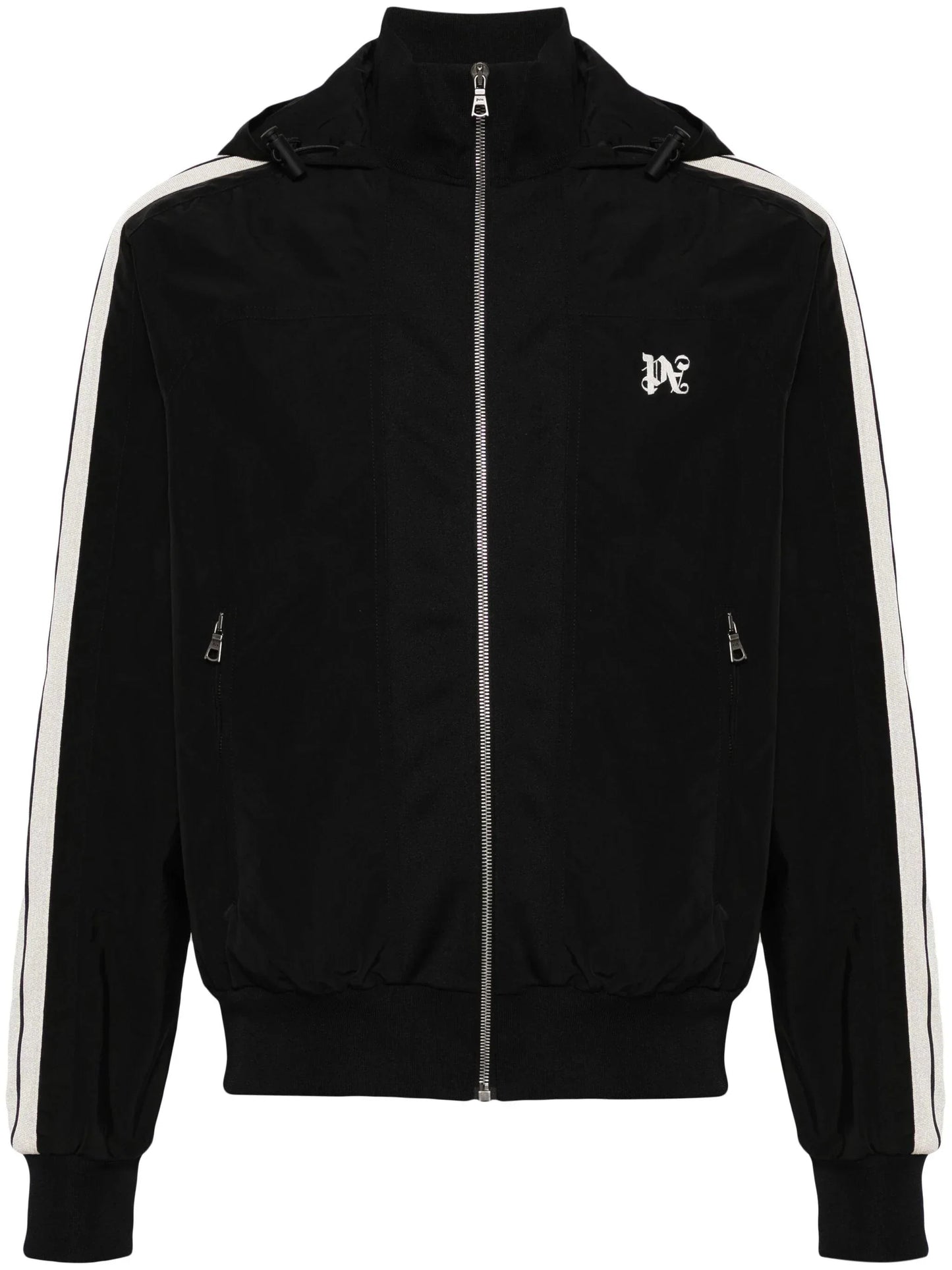 monogram embroidered track jacket