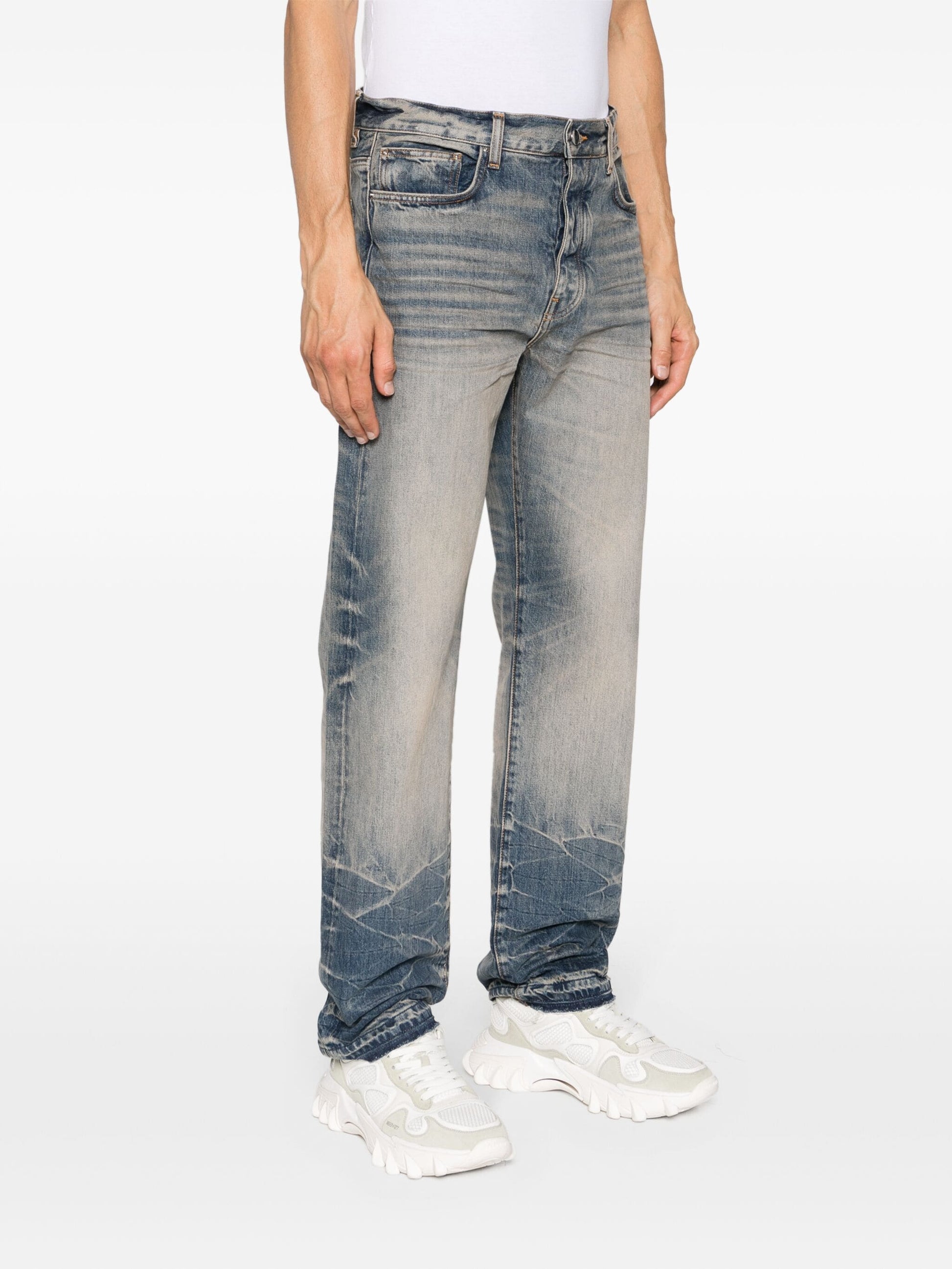 Release Hem Straight Leg Jeans by Amiri - bottegalusso: Premier Destination for Modern Luxury Menswear