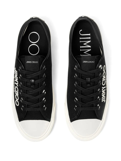 Palma M Logo Embroidered Sneakers by Jimmy Choo - bottegalusso: Premier Destination for Modern Luxury Menswear