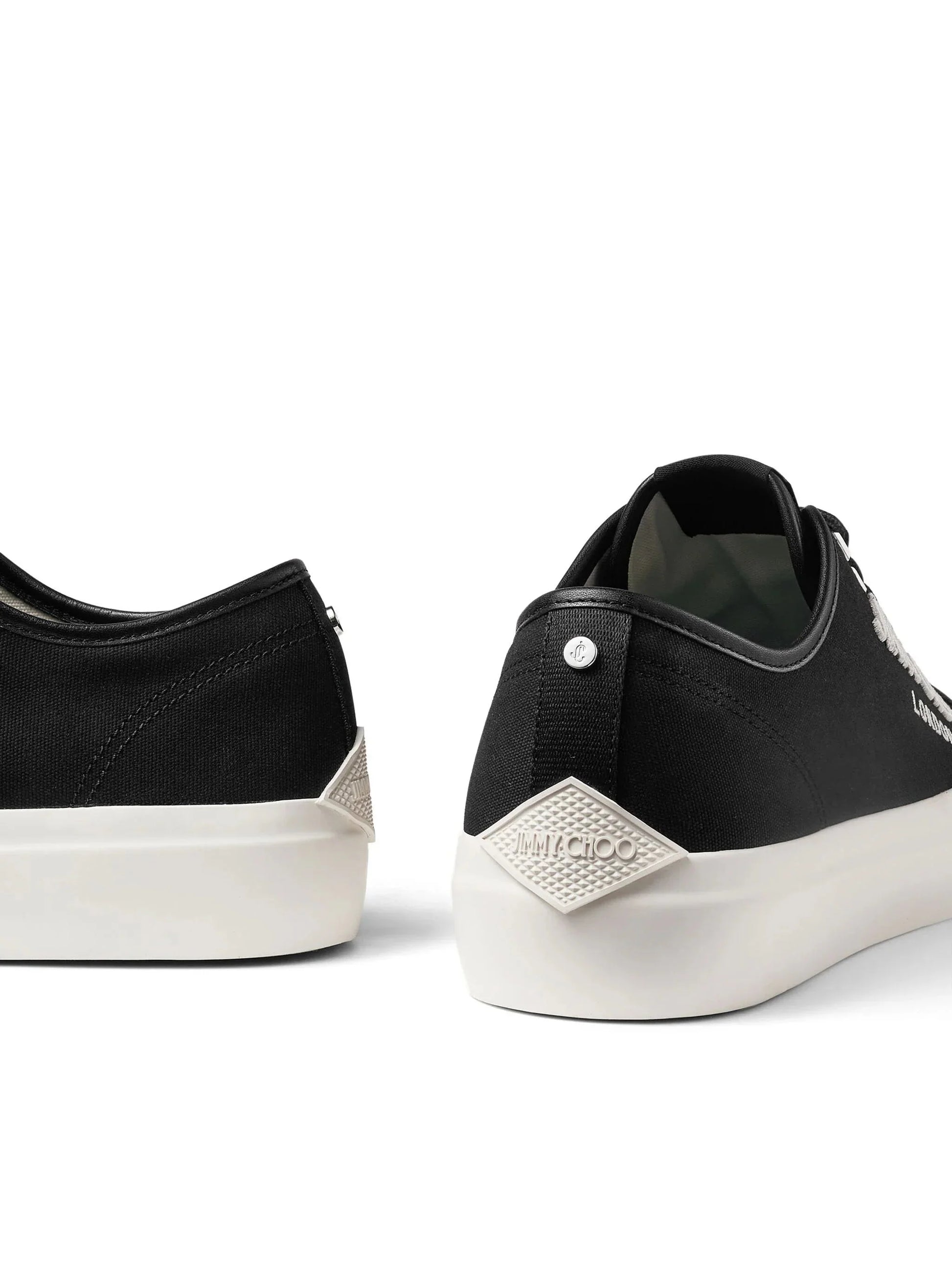 Palma M Logo Embroidered Sneakers by Jimmy Choo - bottegalusso: Premier Destination for Modern Luxury Menswear