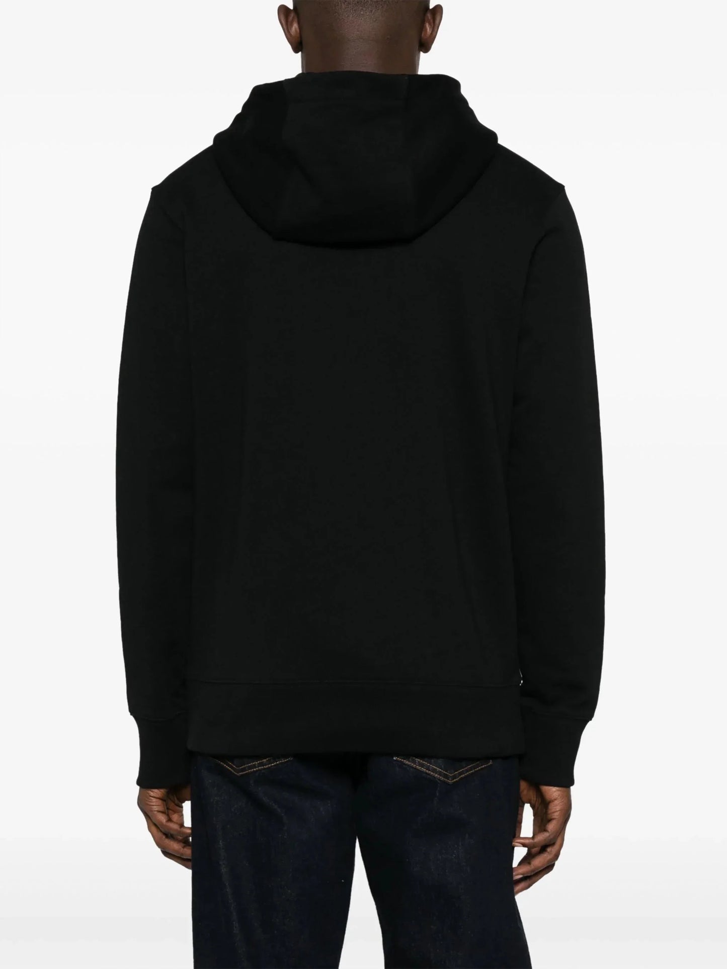 logo print gradient effect hoodie by boss - bottegalusso: premier destination for modern luxury menswear