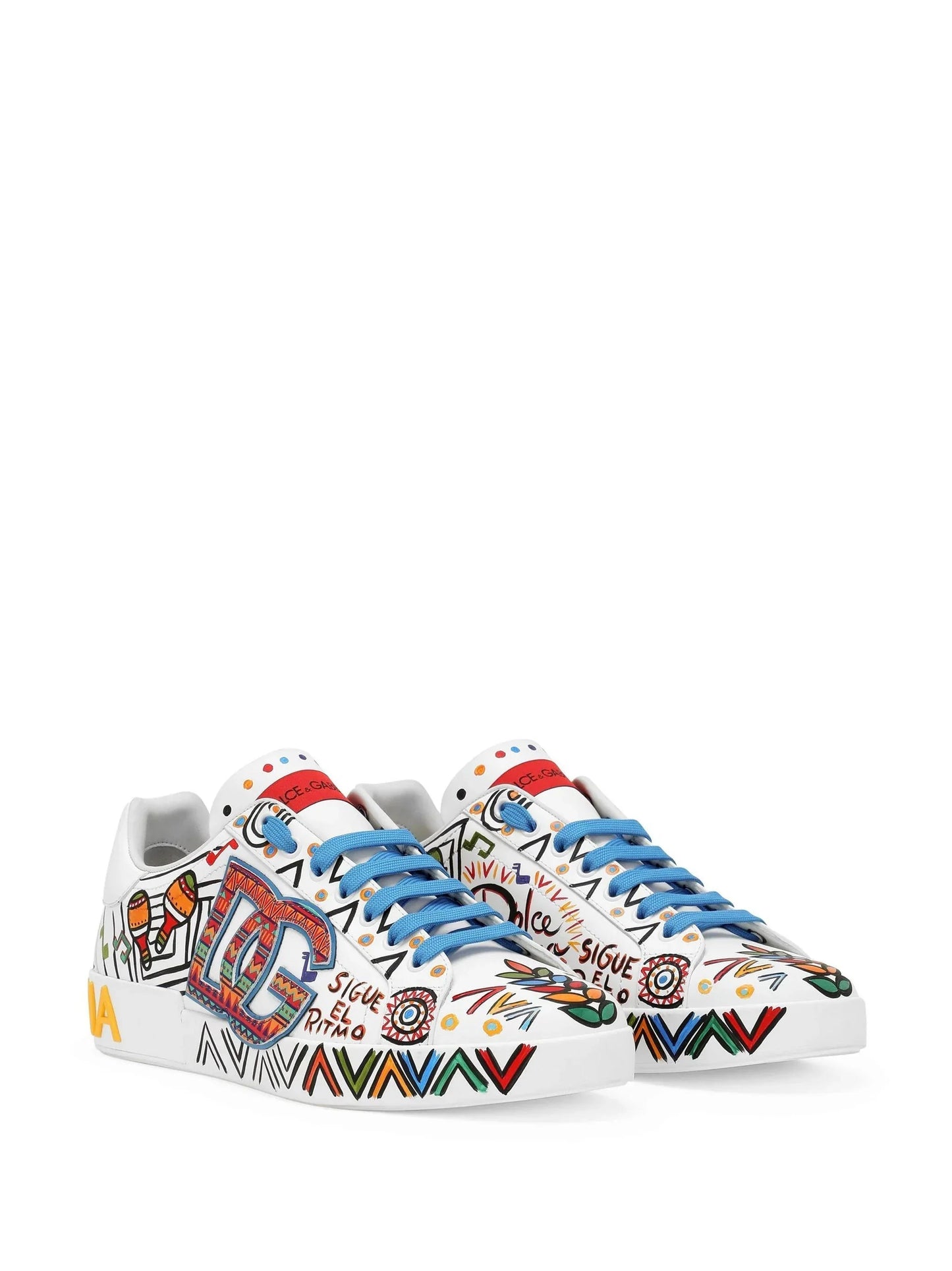 portofino low top sneakers by dolce & gabbana - bottegalusso: premier destination for modern luxury menswear