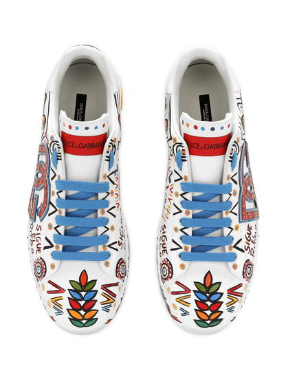 Portofino Low Top Sneakers by Dolce & Gabbana - bottegalusso: Premier Destination for Modern Luxury Menswear