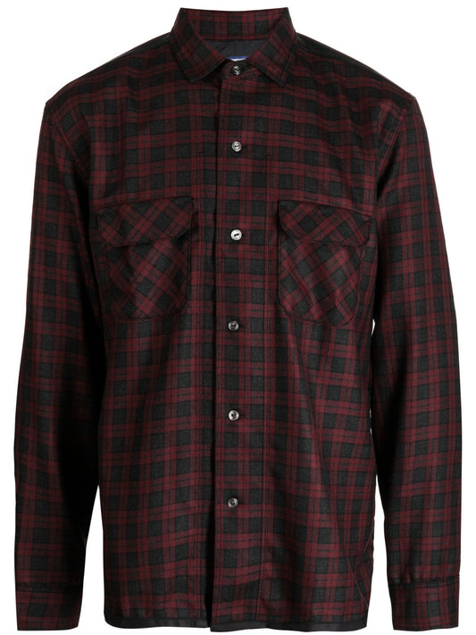 Panelled Wool Shirt