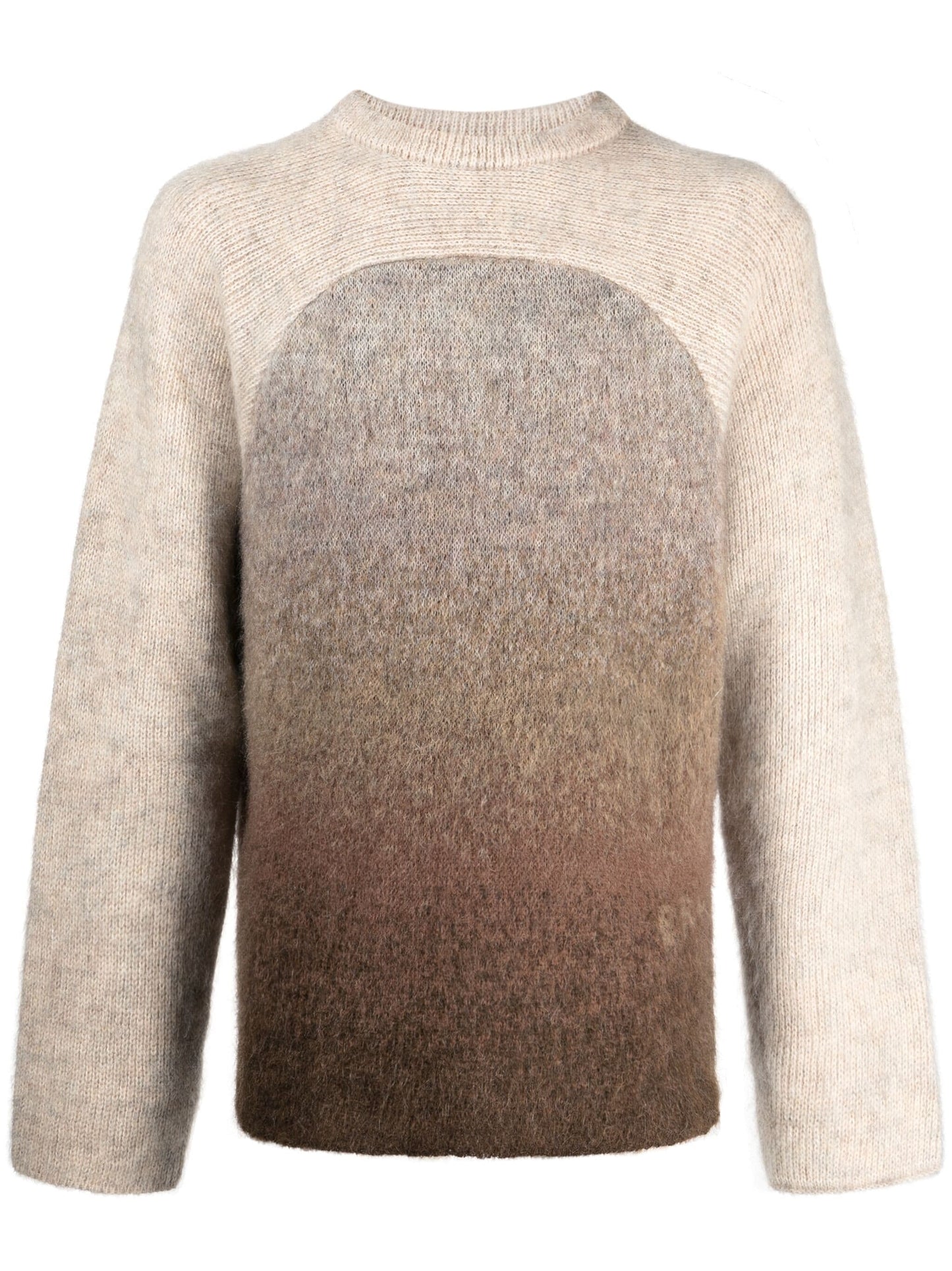 rainbow gradient effect crew neck jumper by erl - bottegalusso: premier destination for modern luxury menswear