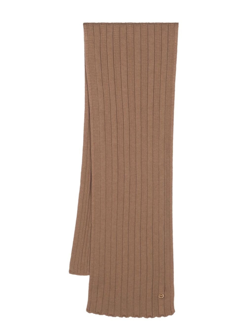 medusa plaque ribbed knit scarf by versace - bottegalusso: premier destination for modern luxury menswear