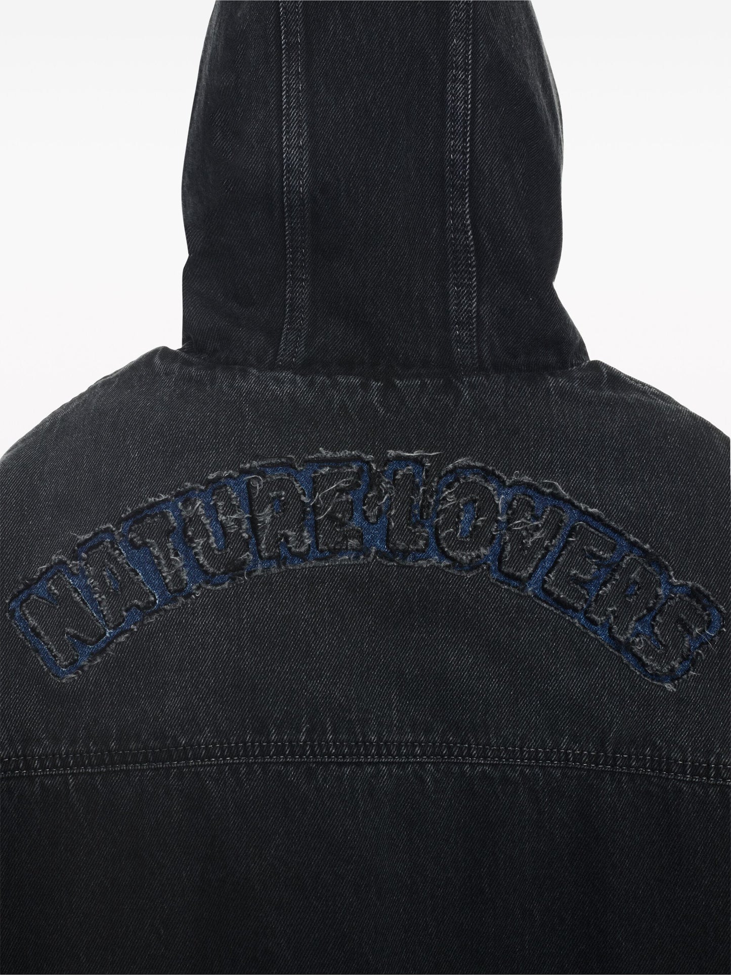 natlover hooded denim jacket