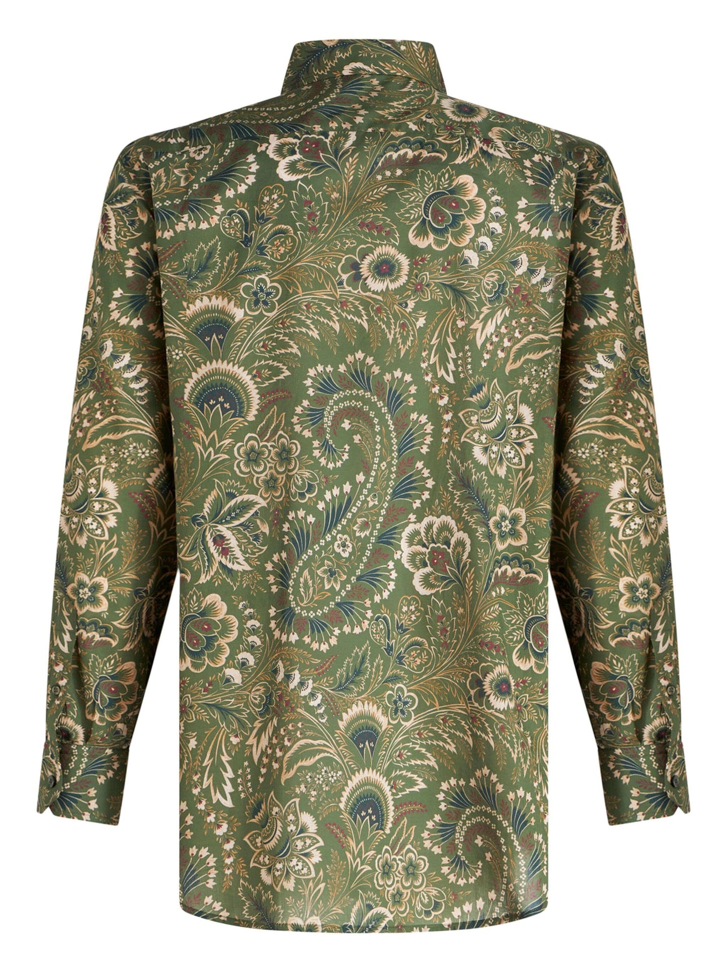 paisley print cotton shirt