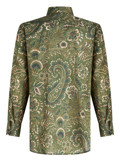 Paisley Print Cotton Shirt