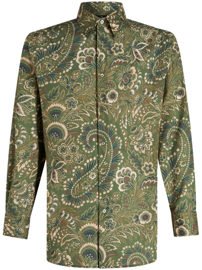 Paisley Print Cotton Shirt