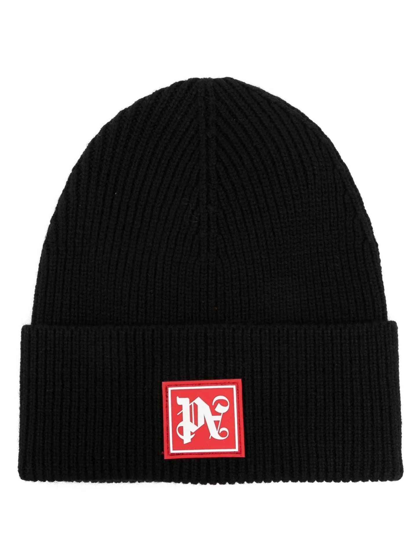 monogram appliqué ski beanie by palm angels - bottegalusso: premier destination for modern luxury menswear