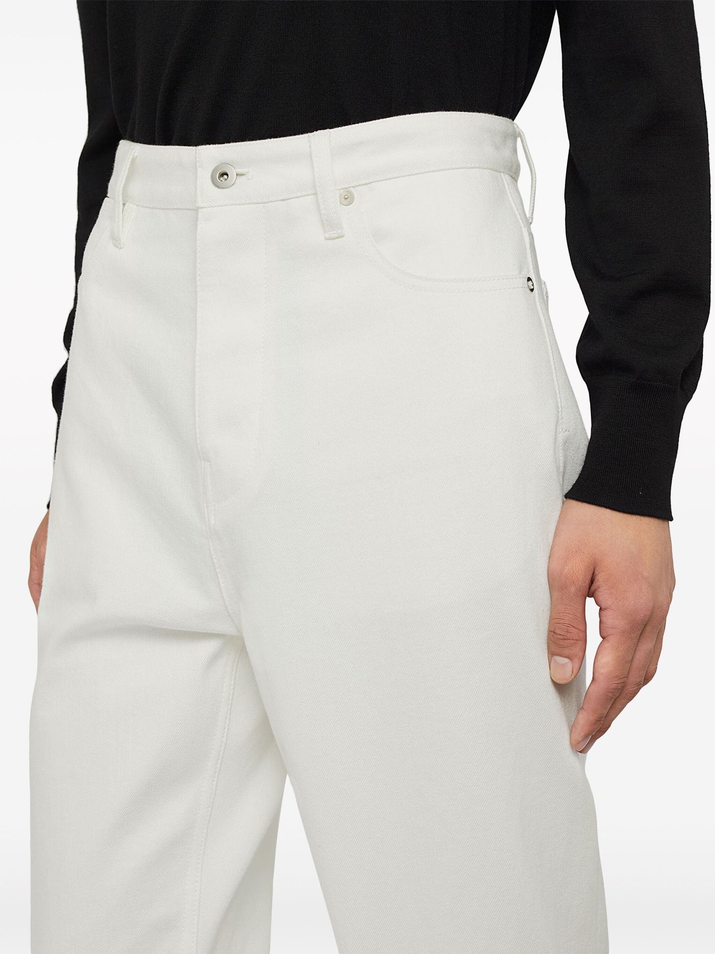 mid rise straight leg jeans by jil sander - bottegalusso: premier destination for modern luxury menswear