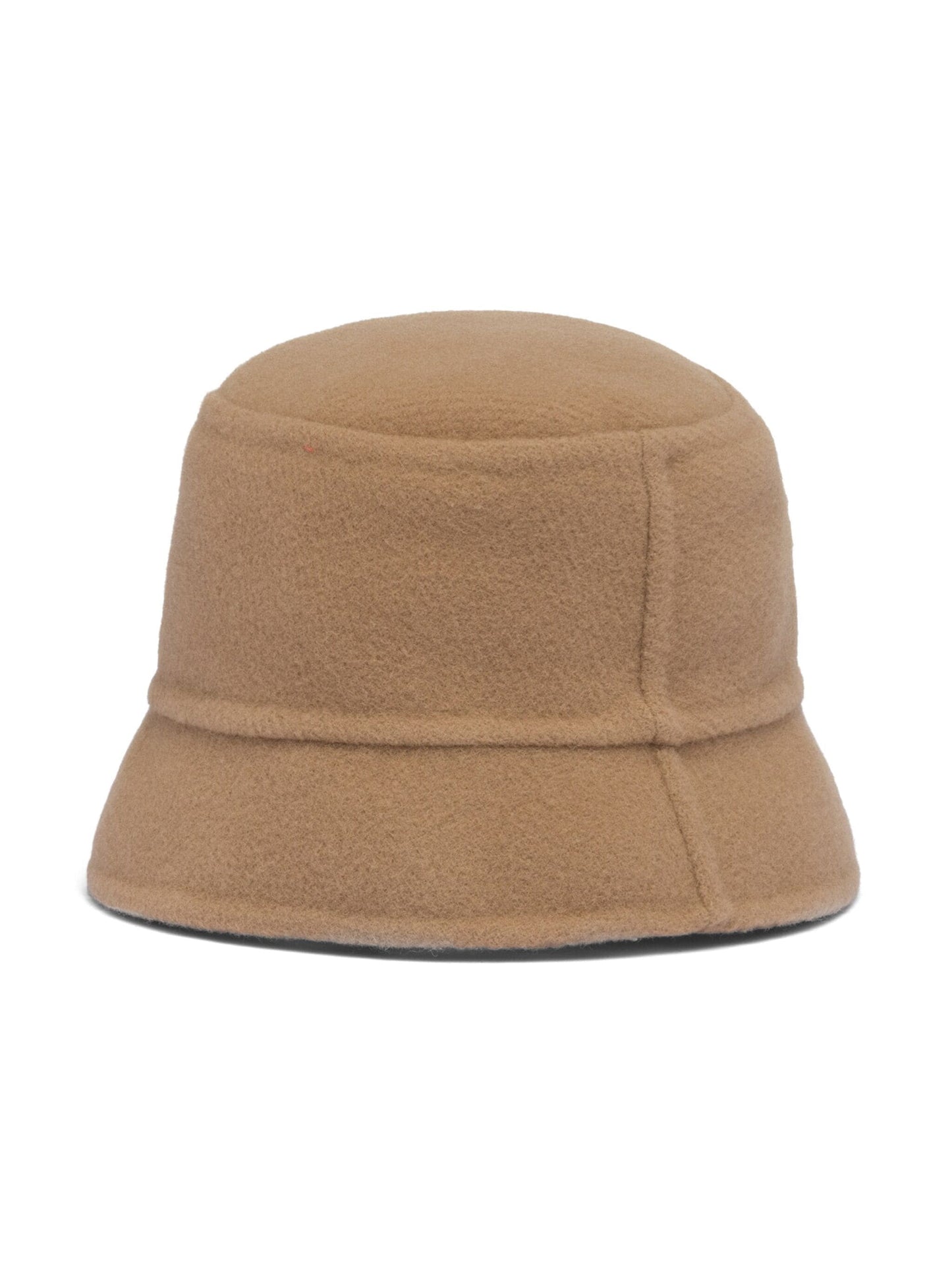 triangle logo bucket hat by prada - bottegalusso: premier destination for modern luxury menswear