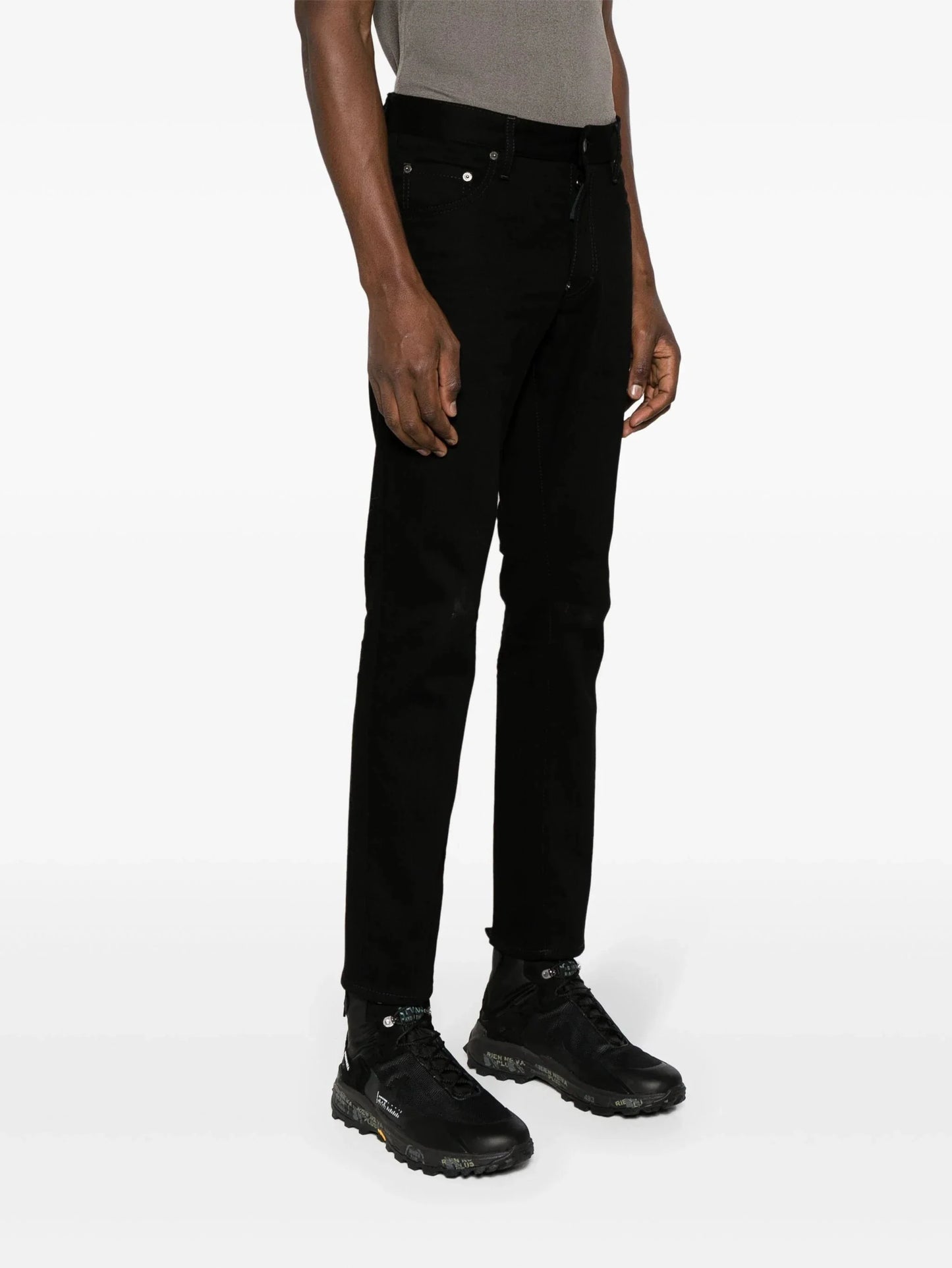 skater slim leg jeans by dsquared2 - bottegalusso: premier destination for modern luxury menswear