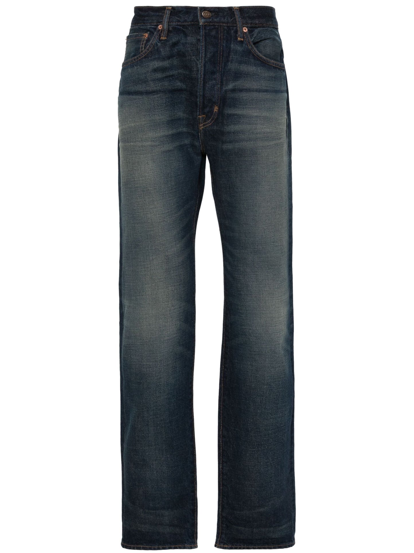 straight teg selvedge jeans by tom ford - bottegalusso: premier destination for modern luxury menswear