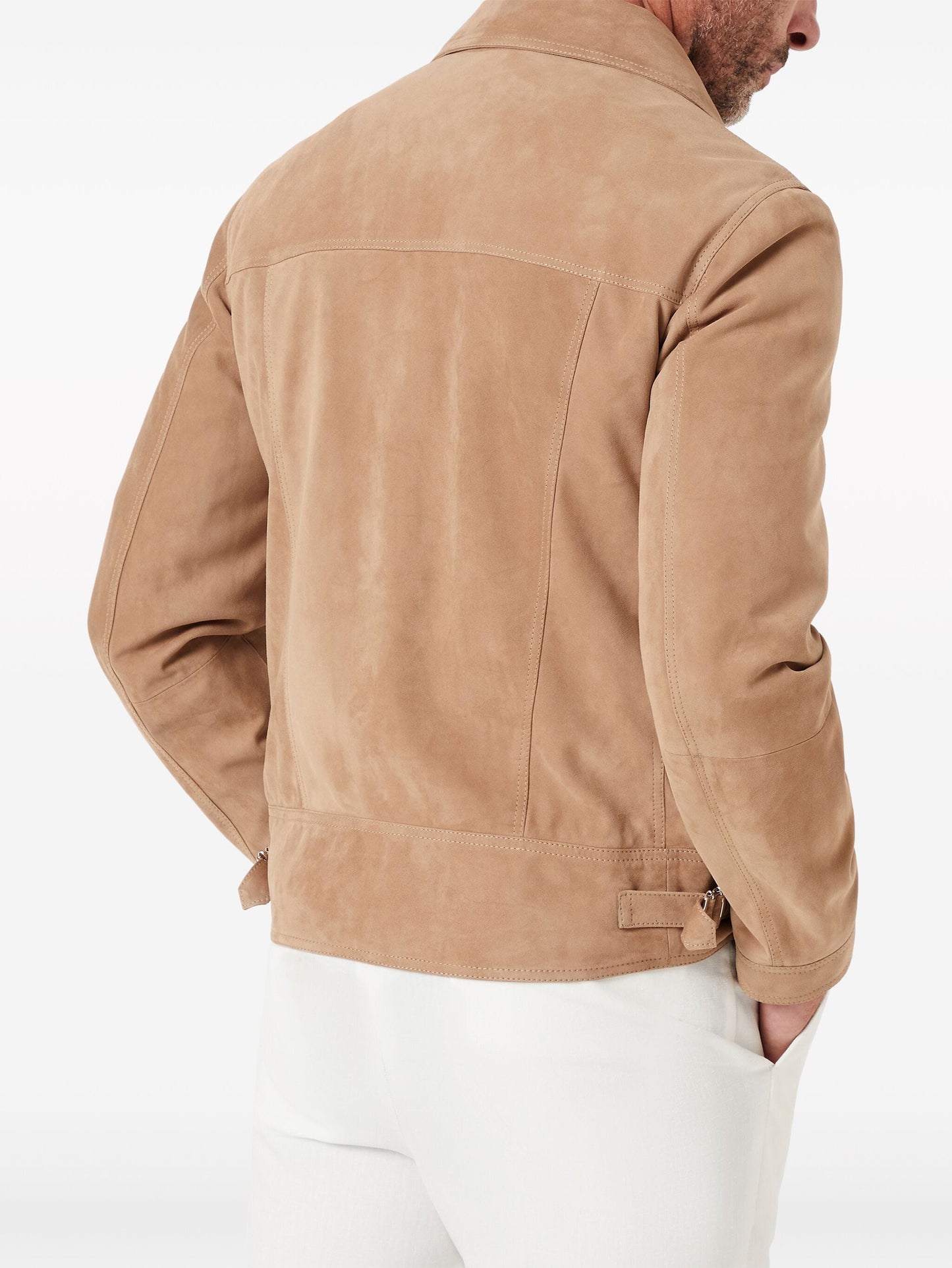 suede biker jacket