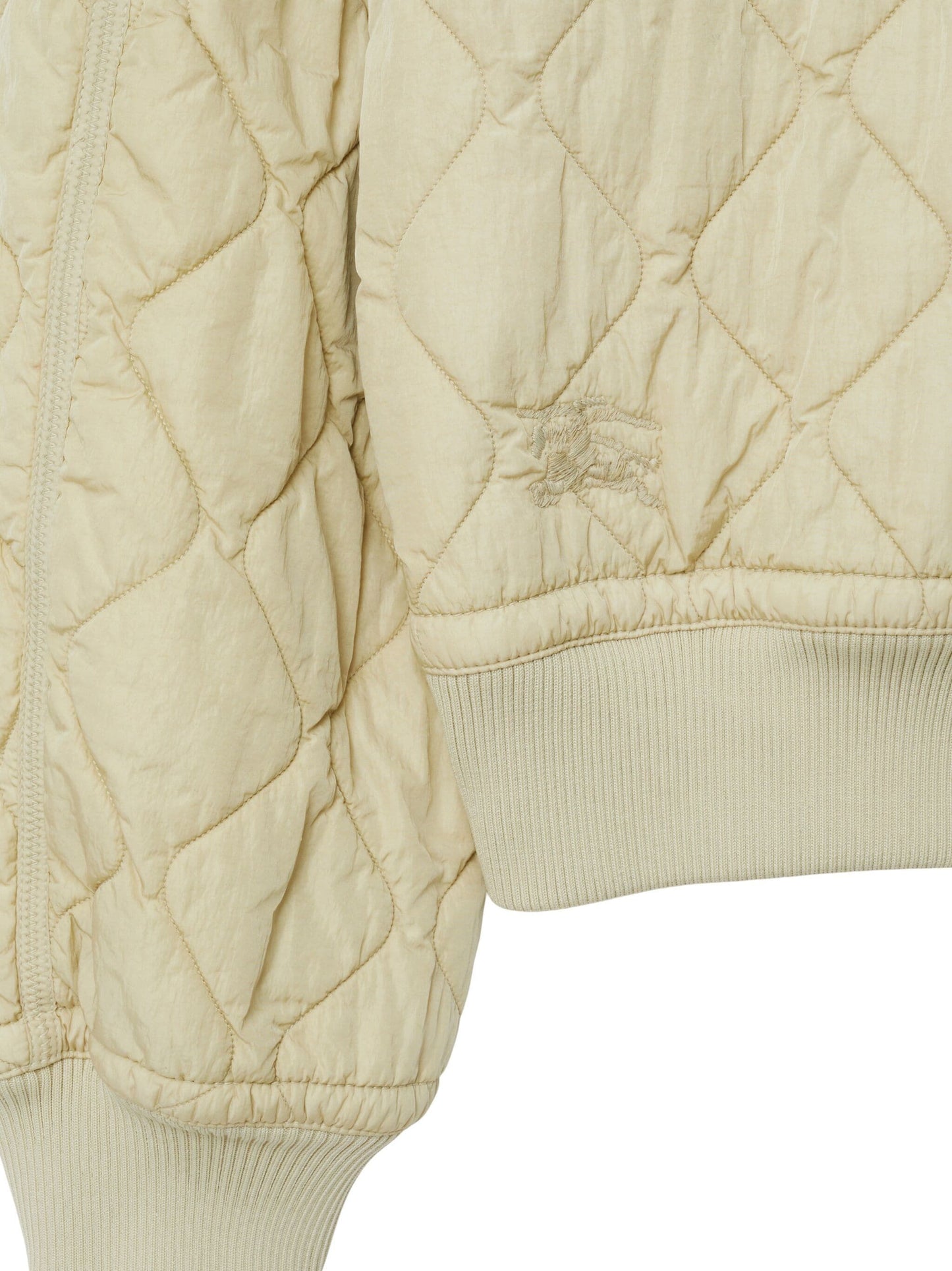 stand up collar quilted bomber jacket