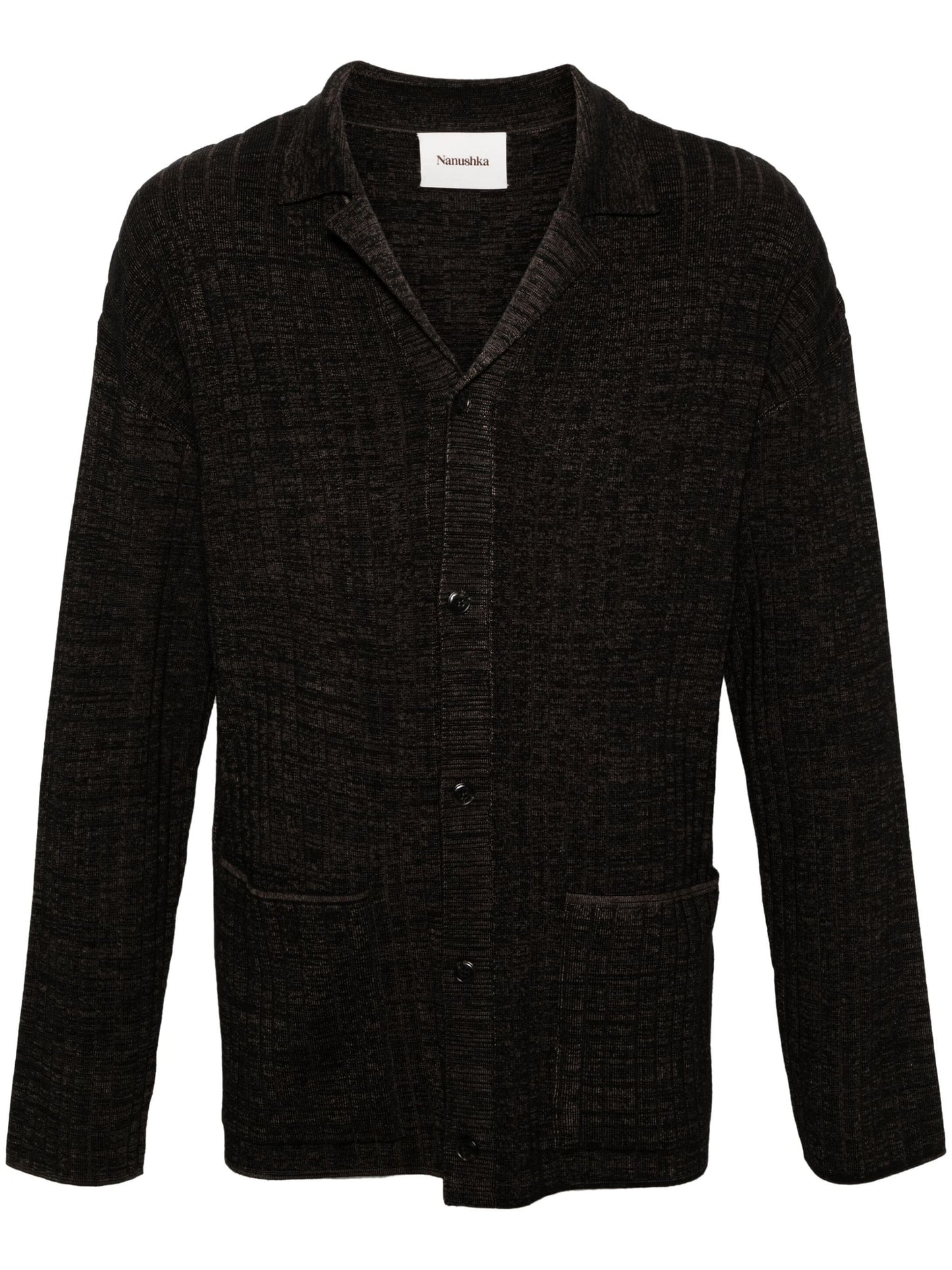 torben ribbed knit cardigan by nanushka - bottegalusso: premier destination for modern luxury menswear