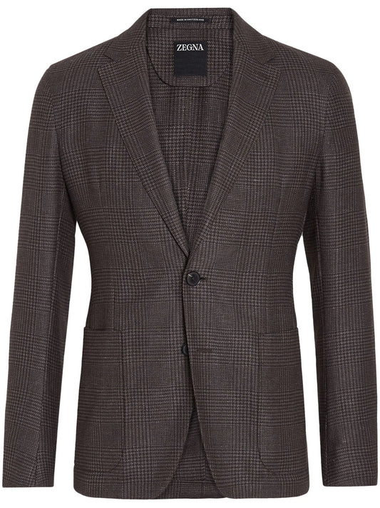 Notched Lapels Single Breasted Blazer