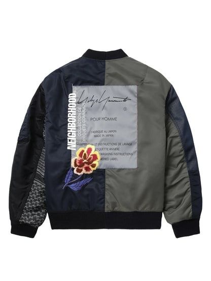 Panelled Bomber Jacket