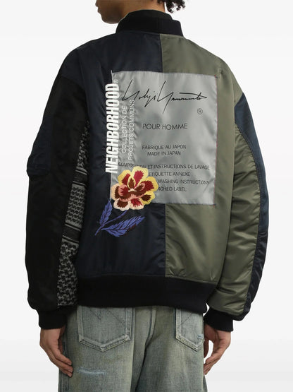 Panelled Bomber Jacket