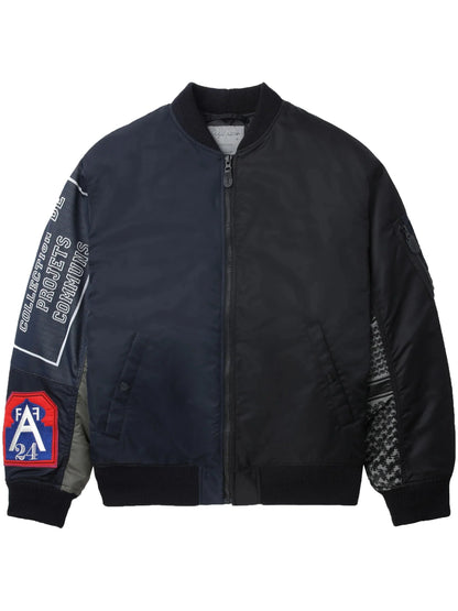 Panelled Bomber Jacket