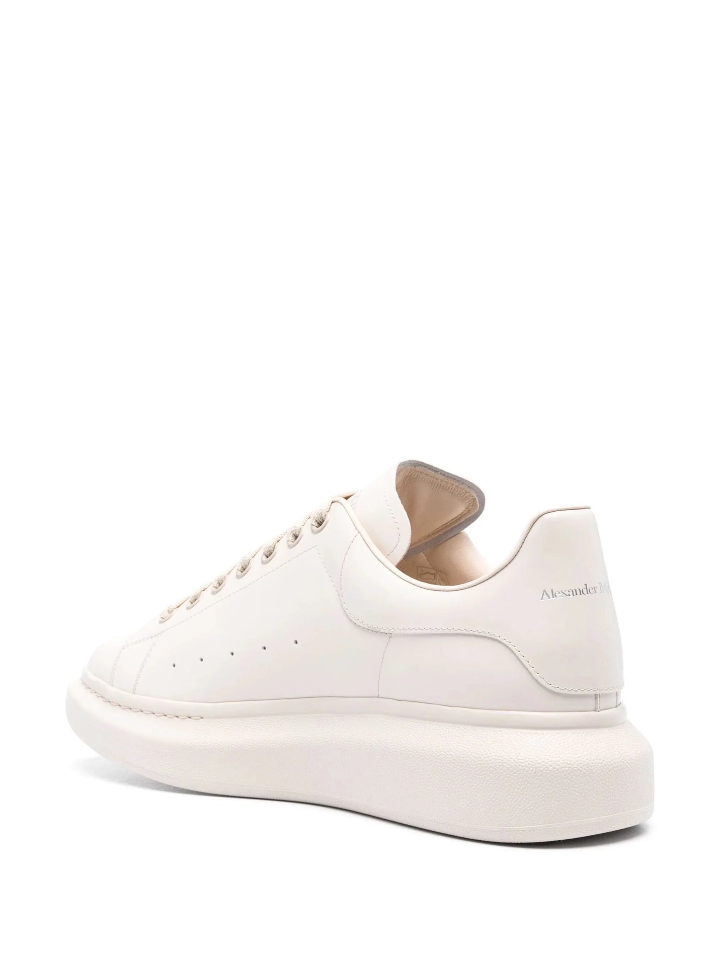 oversized leather sneakers by alexander mcqueen - bottegalusso: premier destination for modern luxury menswear