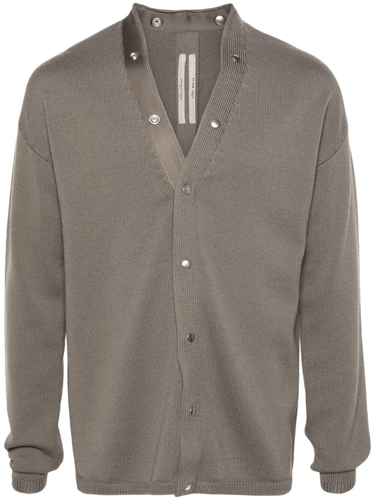 Peter Decorative Button Detail Cardigan by Rick Owens - bottegalusso: Premier Destination for Modern Luxury Menswear