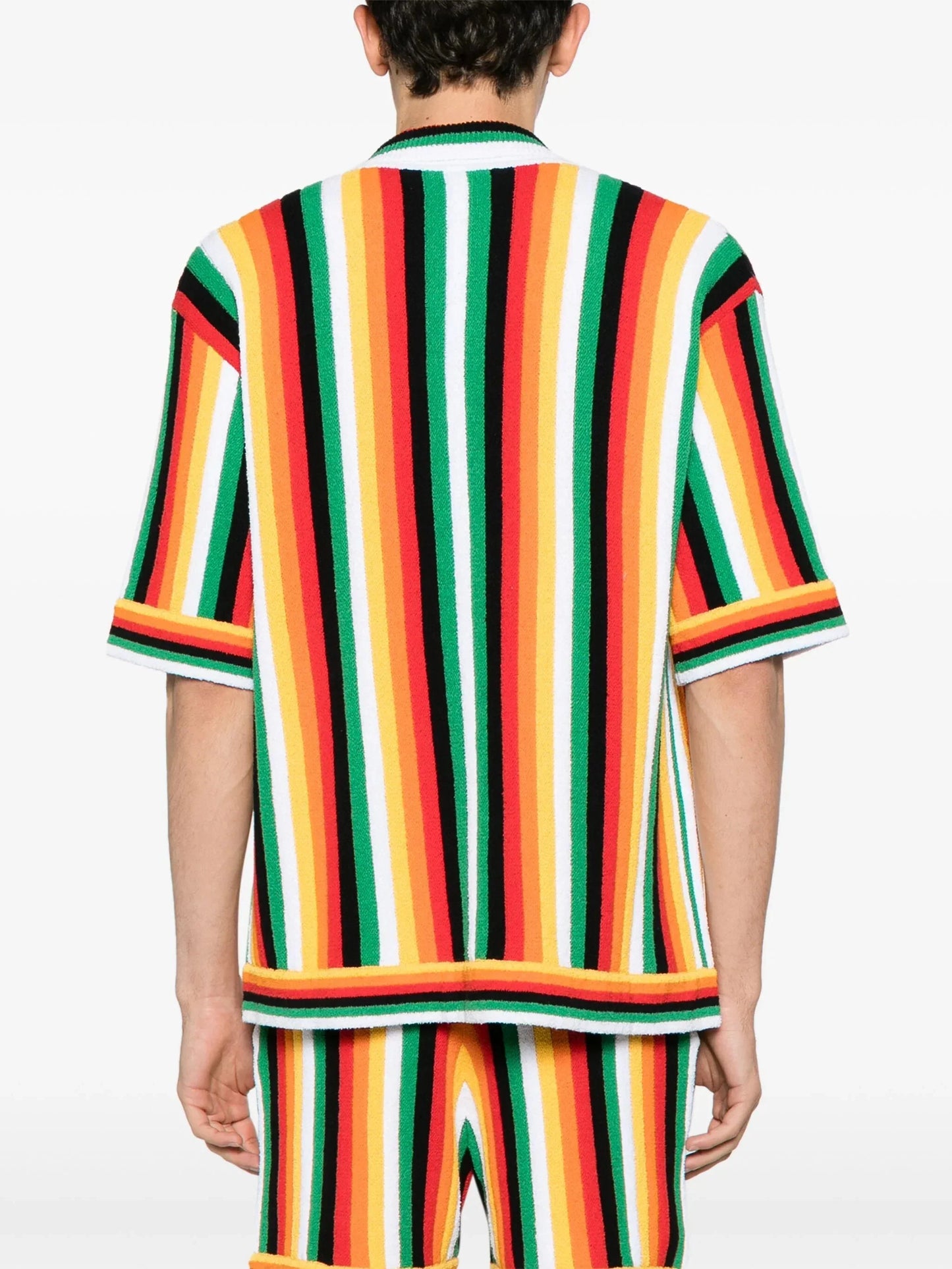 striped towelling shirt