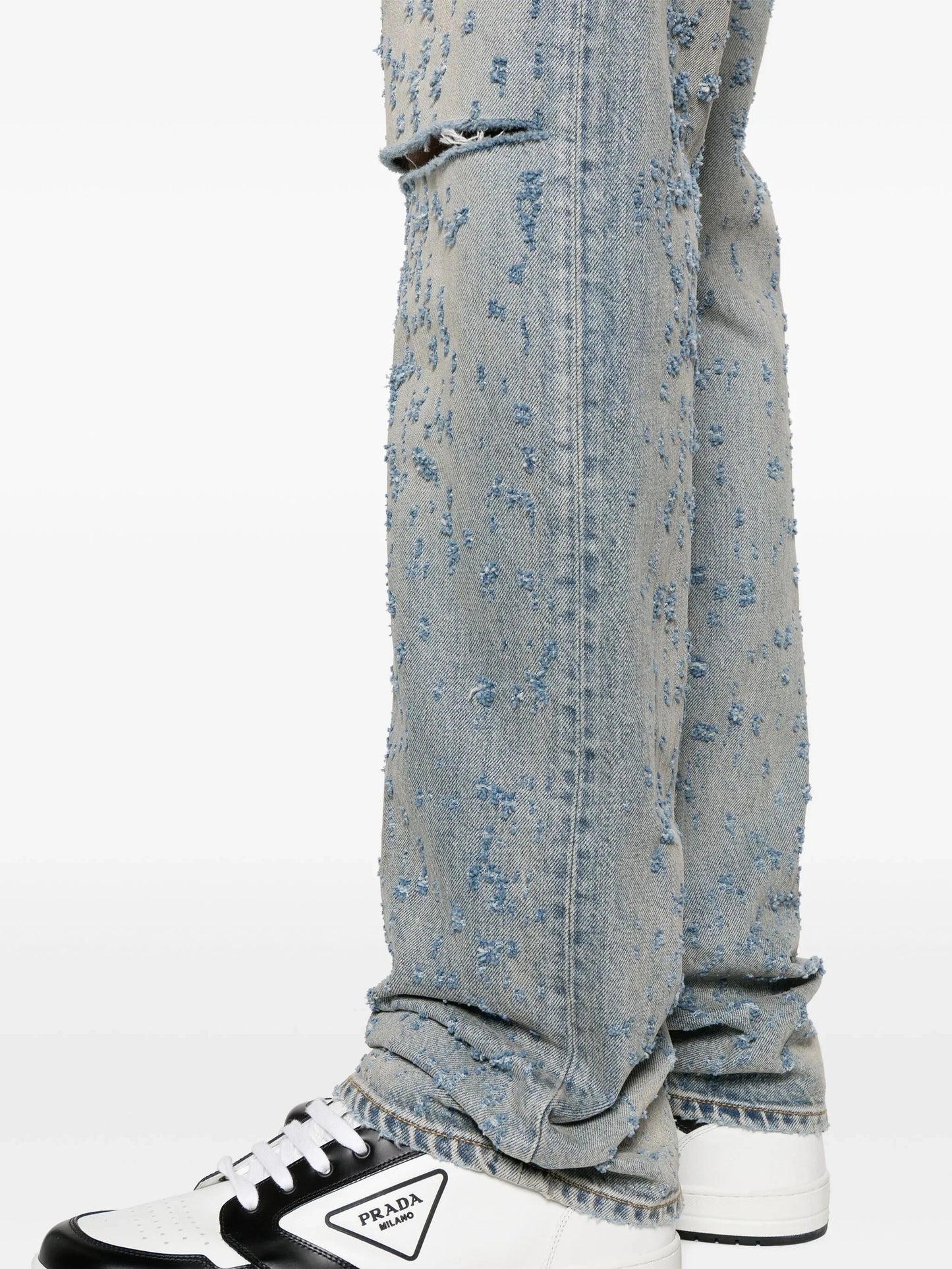 shotgun straight leg jeans by amiri - bottegalusso: premier destination for modern luxury menswear