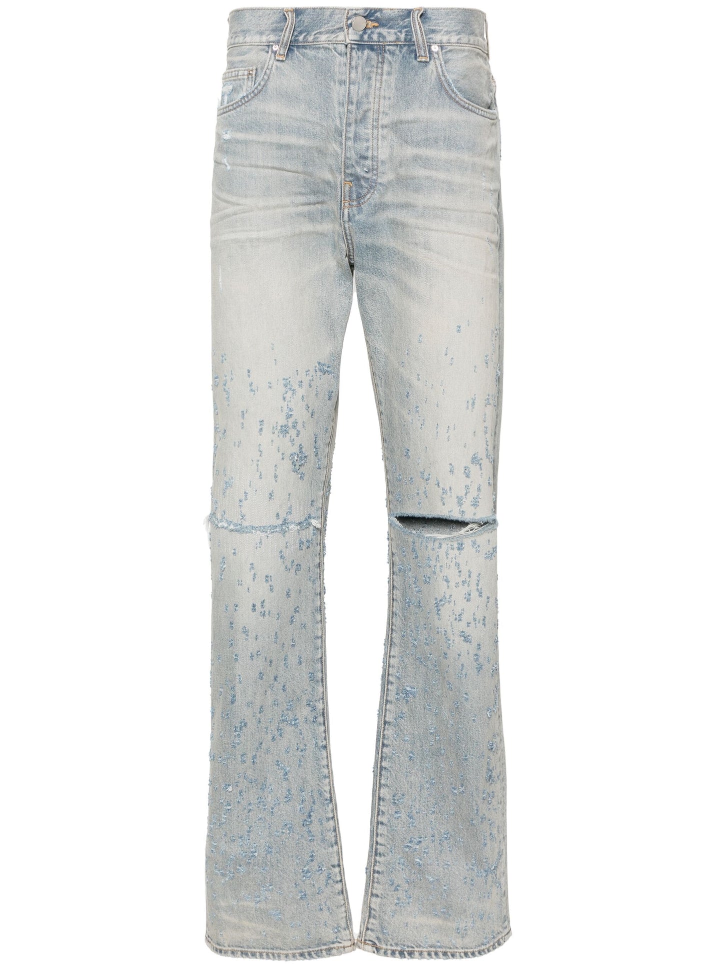 shotgun straight leg jeans by amiri - bottegalusso: premier destination for modern luxury menswear